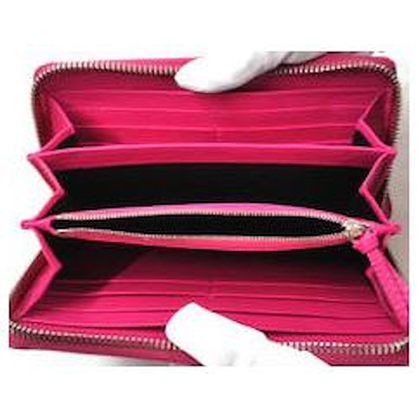 balenciaga pink wallet