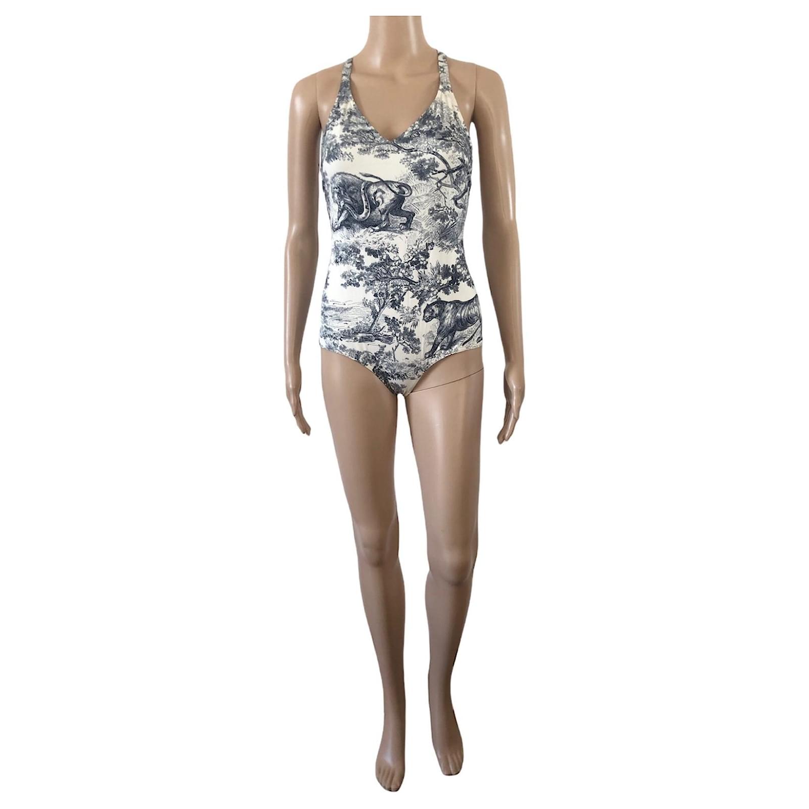Dior swimsuit Navy blue Synthetic ref.196249 - Joli Closet