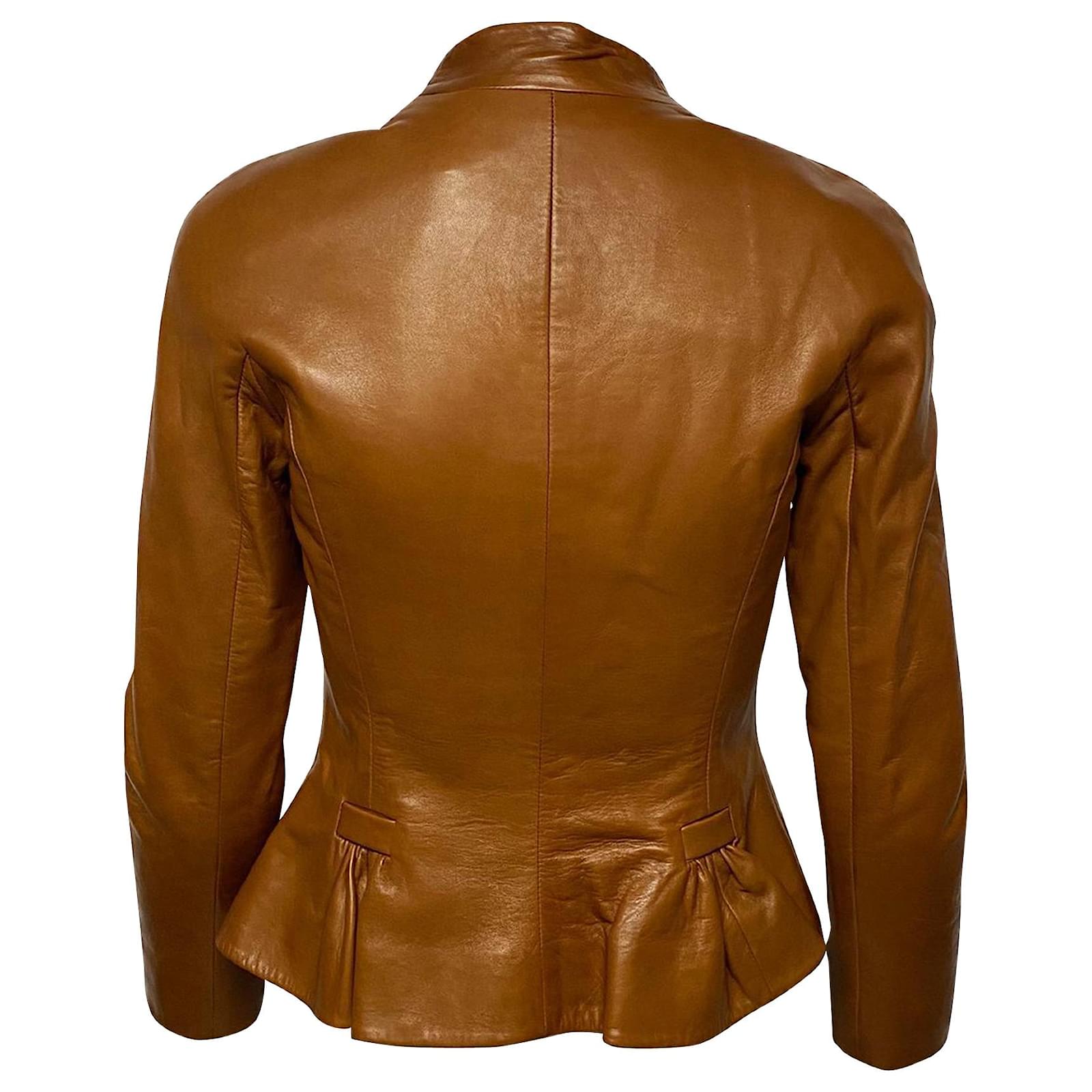 christian dior brown jacket