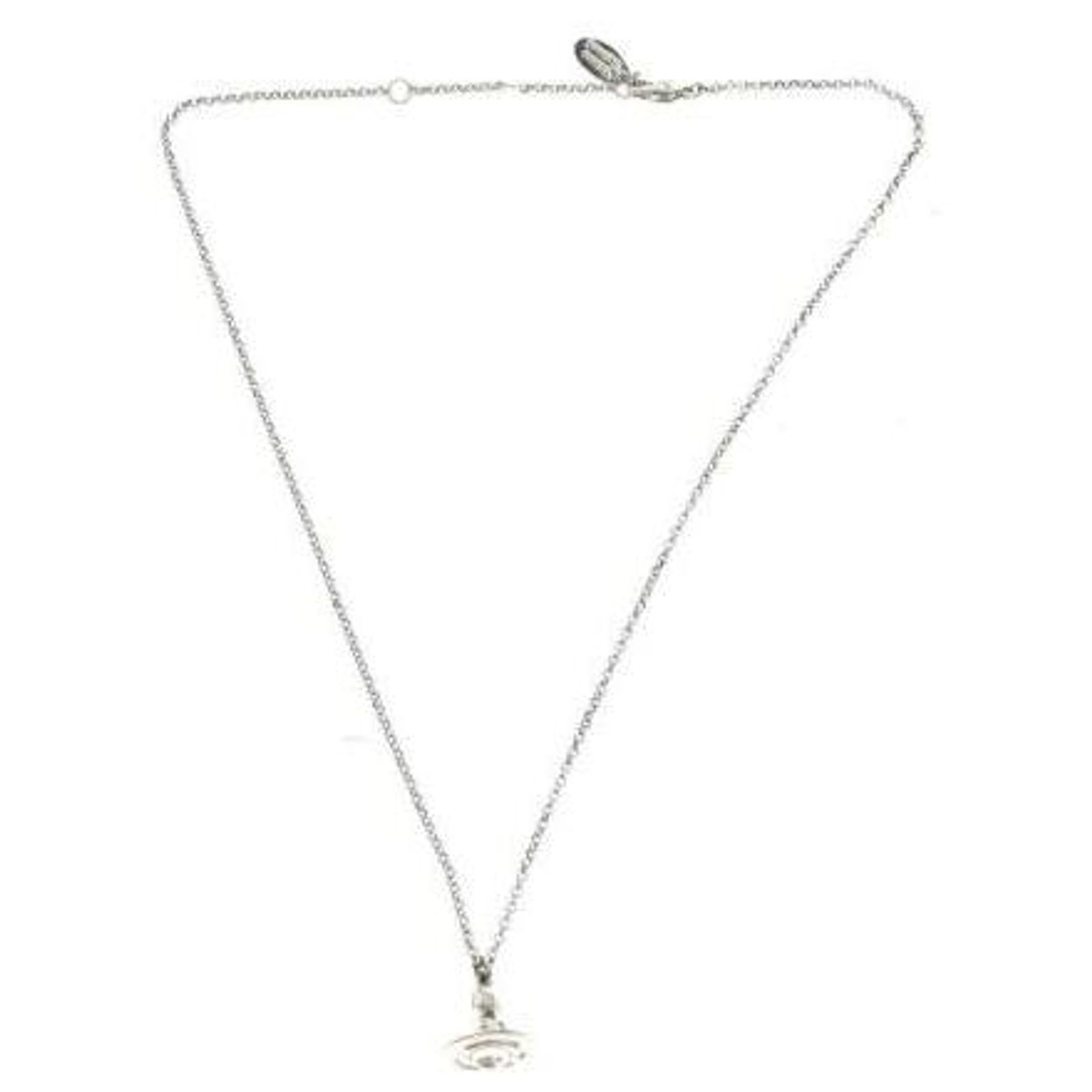 Collier Vivienne Westwood Gris Argenté - Neuf Avec étiquettes, Bijou Signature