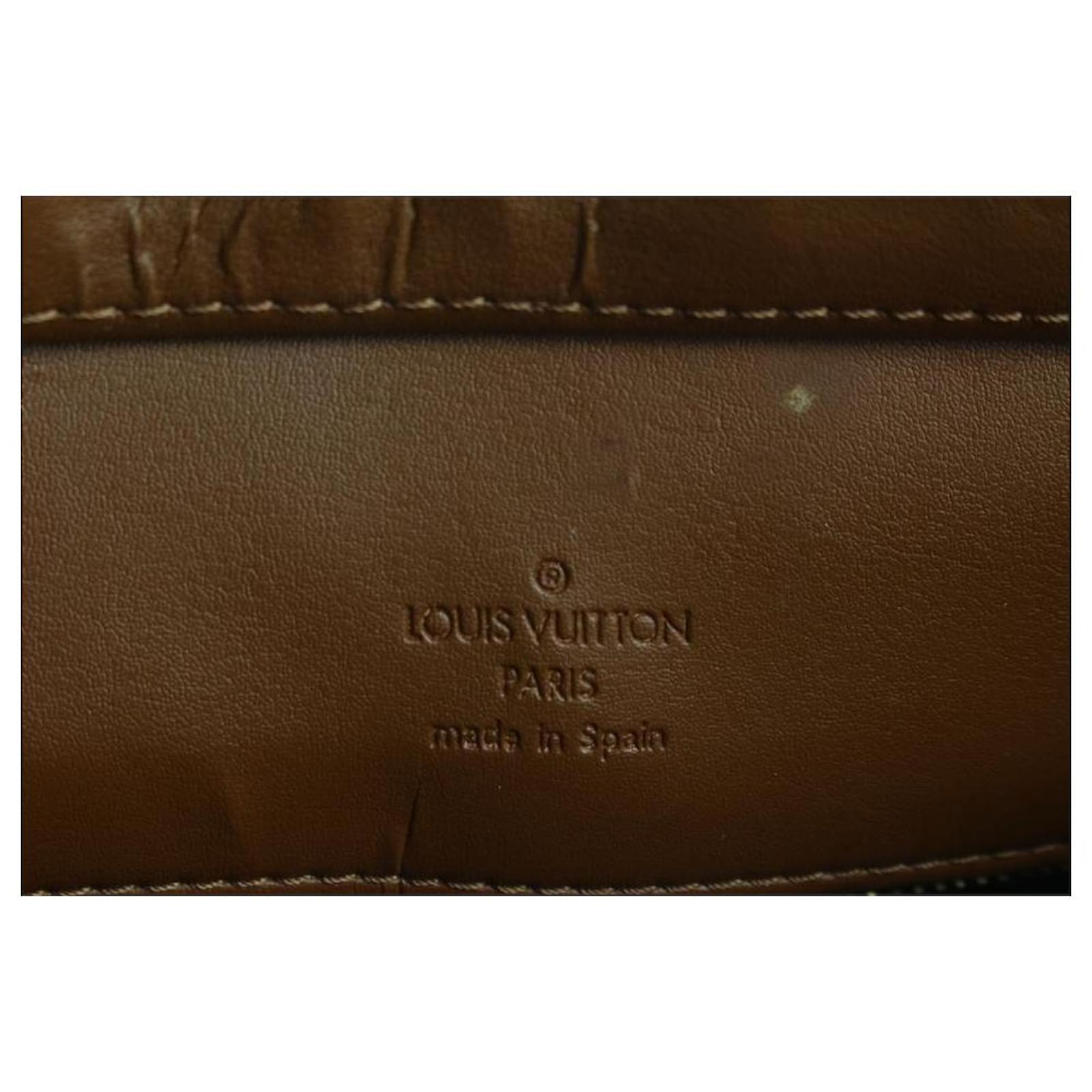 Louis Vuitton Bronze Monogram Vernis Houston Zip Tote Bag Leather  ref.408444 - Joli Closet
