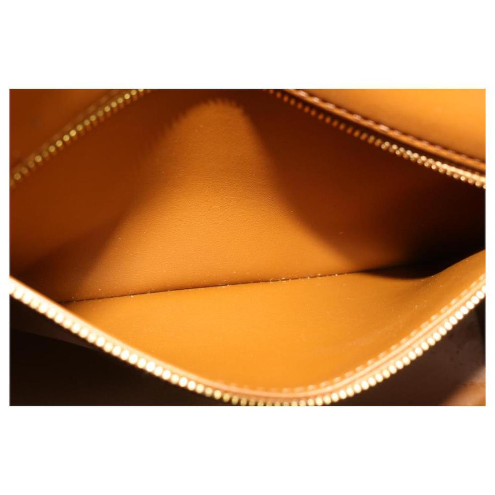 Louis Vuitton Bronze Monogram Vernis Houston Zip Tote Bag Leather  ref.298674 - Joli Closet
