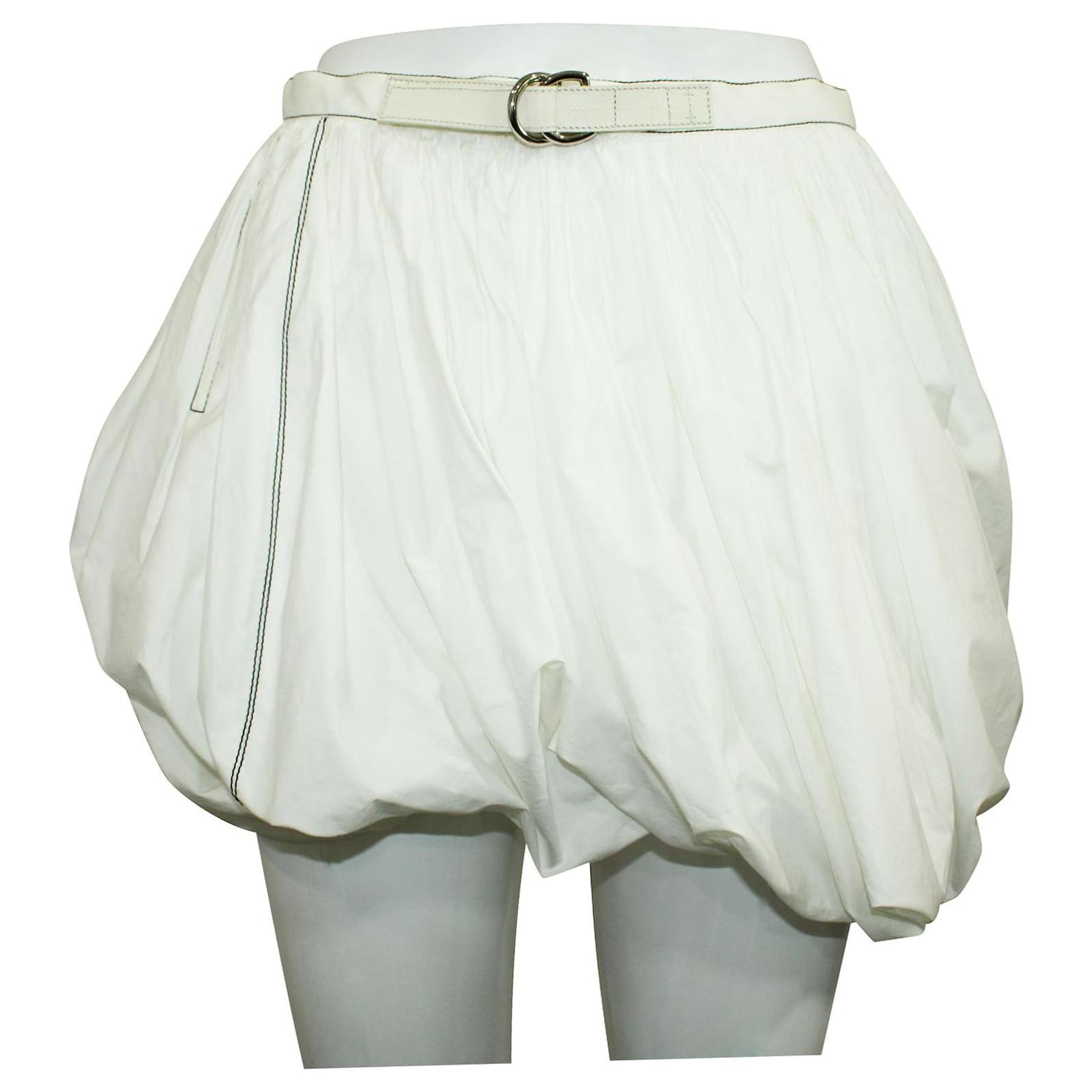 Louis Vuitton Off-White Bubble Skirt Spring/Summer 2016 Cream ref