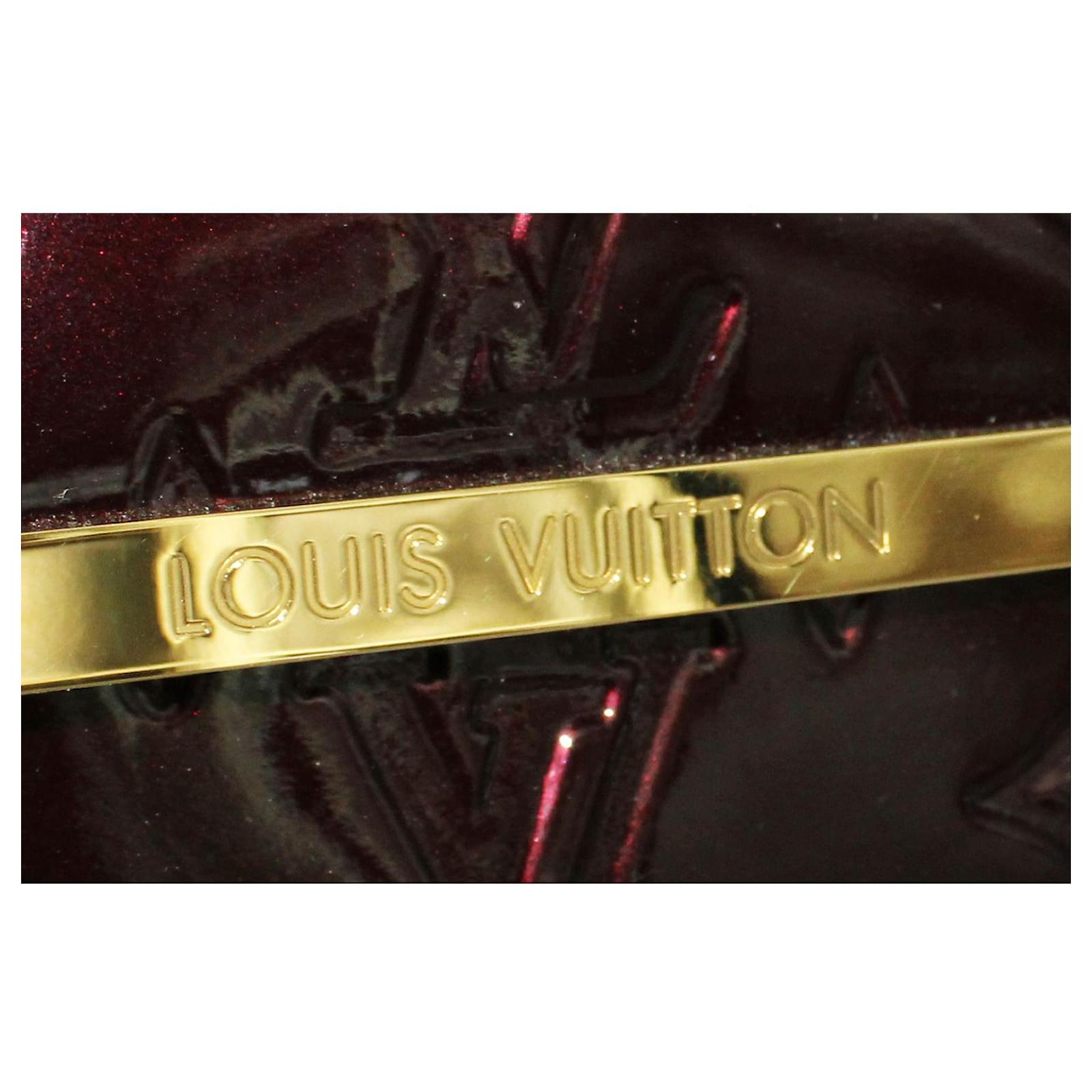 Louis Vuitton Rossmore Amarante Vernis MM Clutch/ Handbag Red Dark red  ref.409273 - Joli Closet