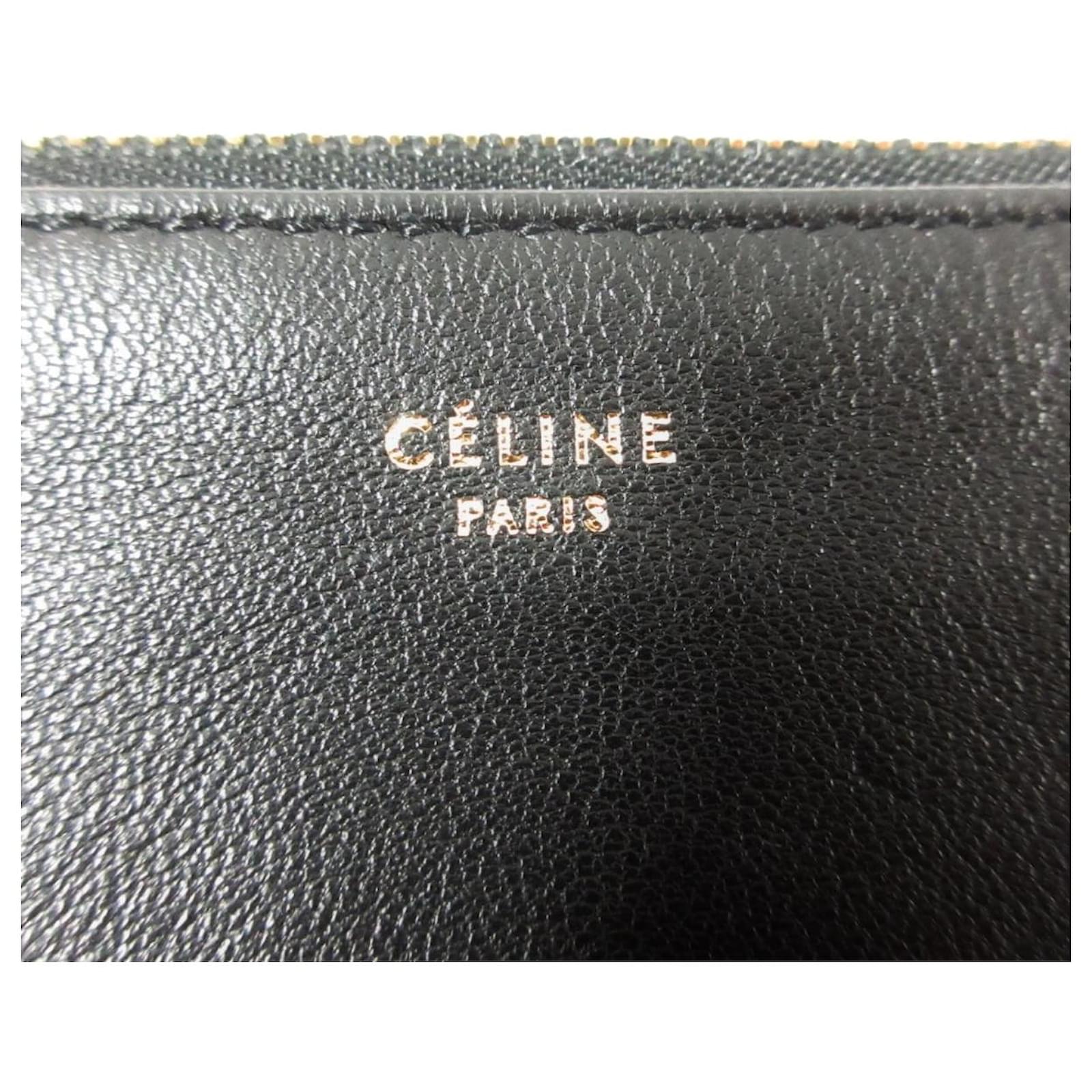 Céline Clutch Bag Leather ref.409548 Joli Closet