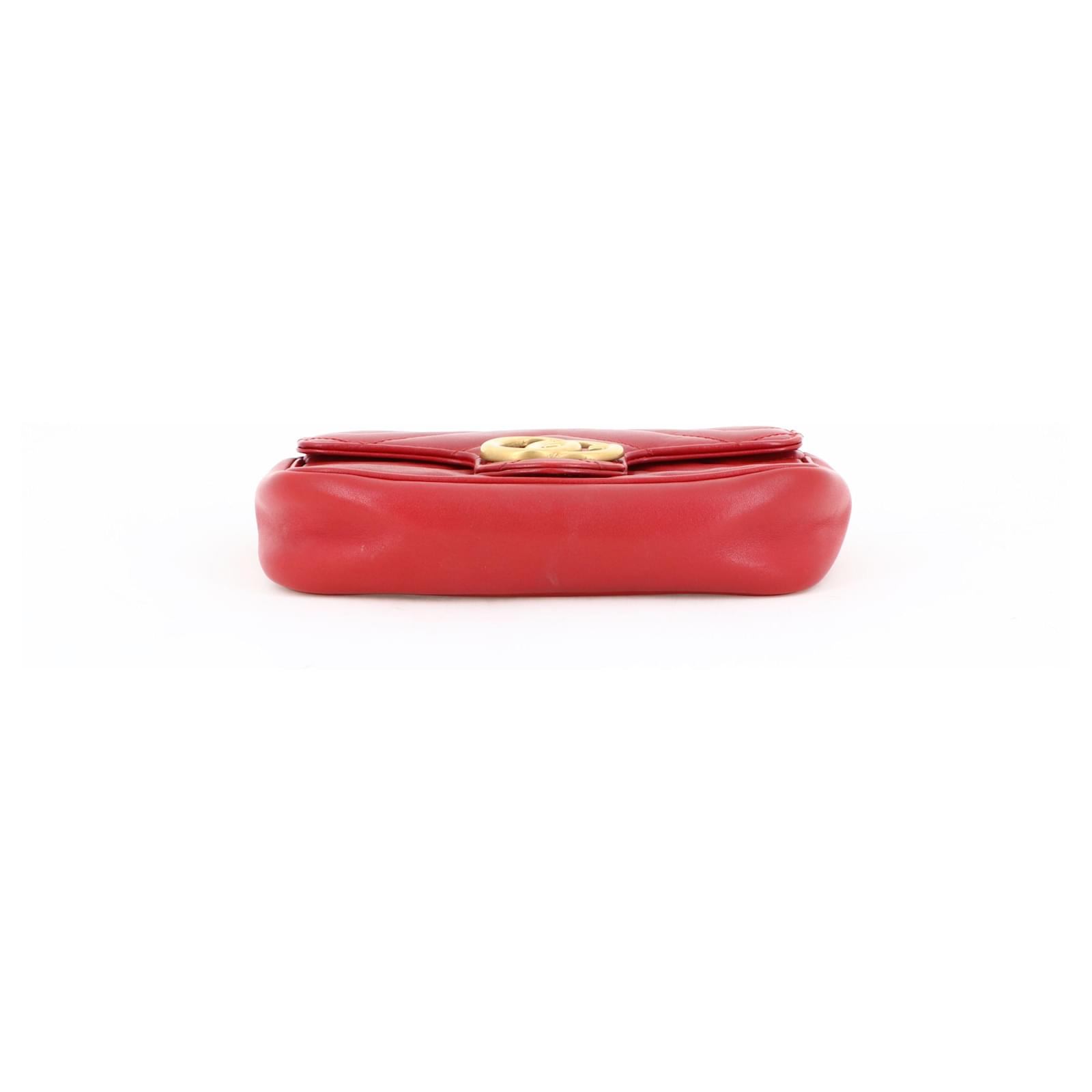 GUCCI MARMONT Red Leather ref.409706 - Joli Closet