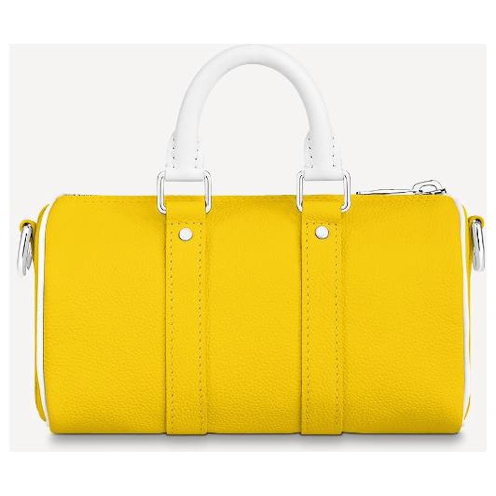 Louis Vuitton Keepall XS M59949 Yellow Green Shoulder Bag Men's  w/Accessories