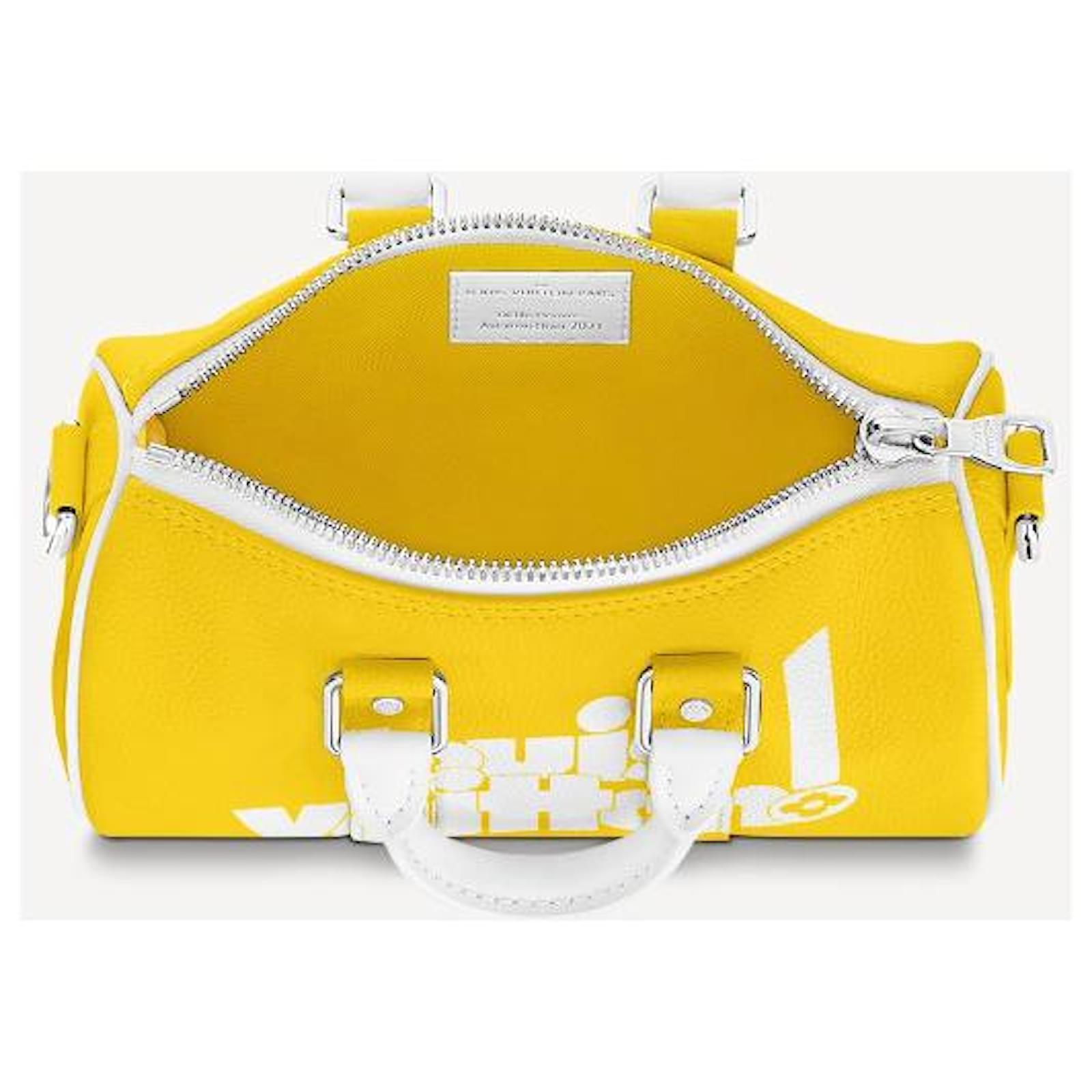 Louis Vuitton Everyday LV Keepall Size Xs Yellow/White M80842 Taurillon Leather