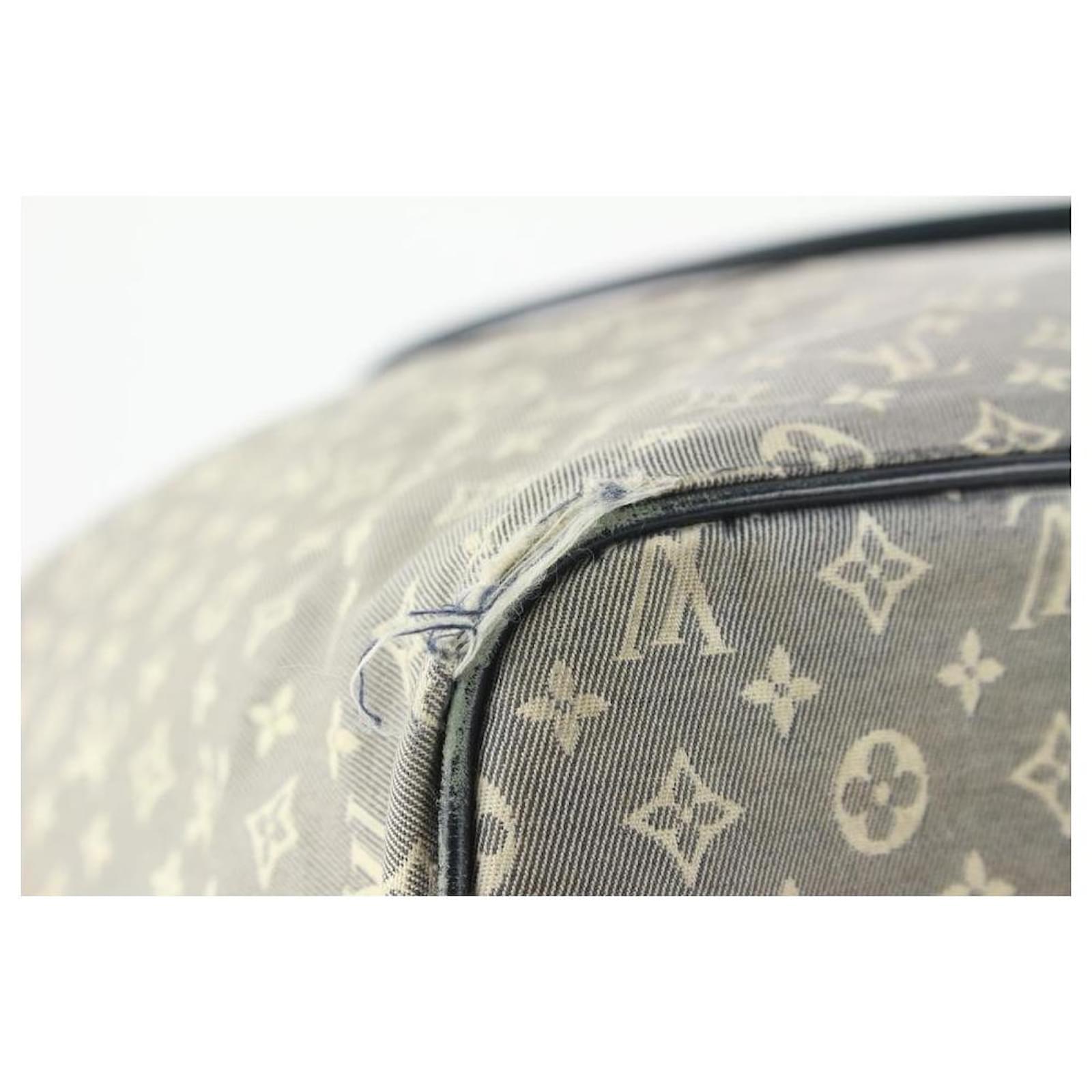Louis Vuitton Grey x Navy Monogram Idylle Mini Lin Neverfull MM Tote B –  Bagriculture