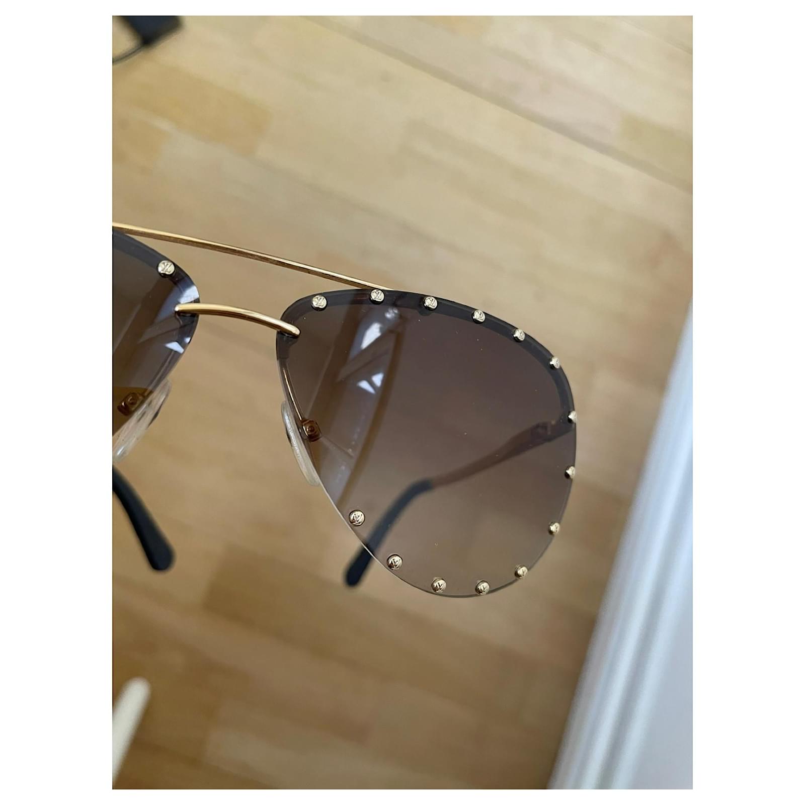 Louis Vuitton The Party Sunglasses In Mng Marron