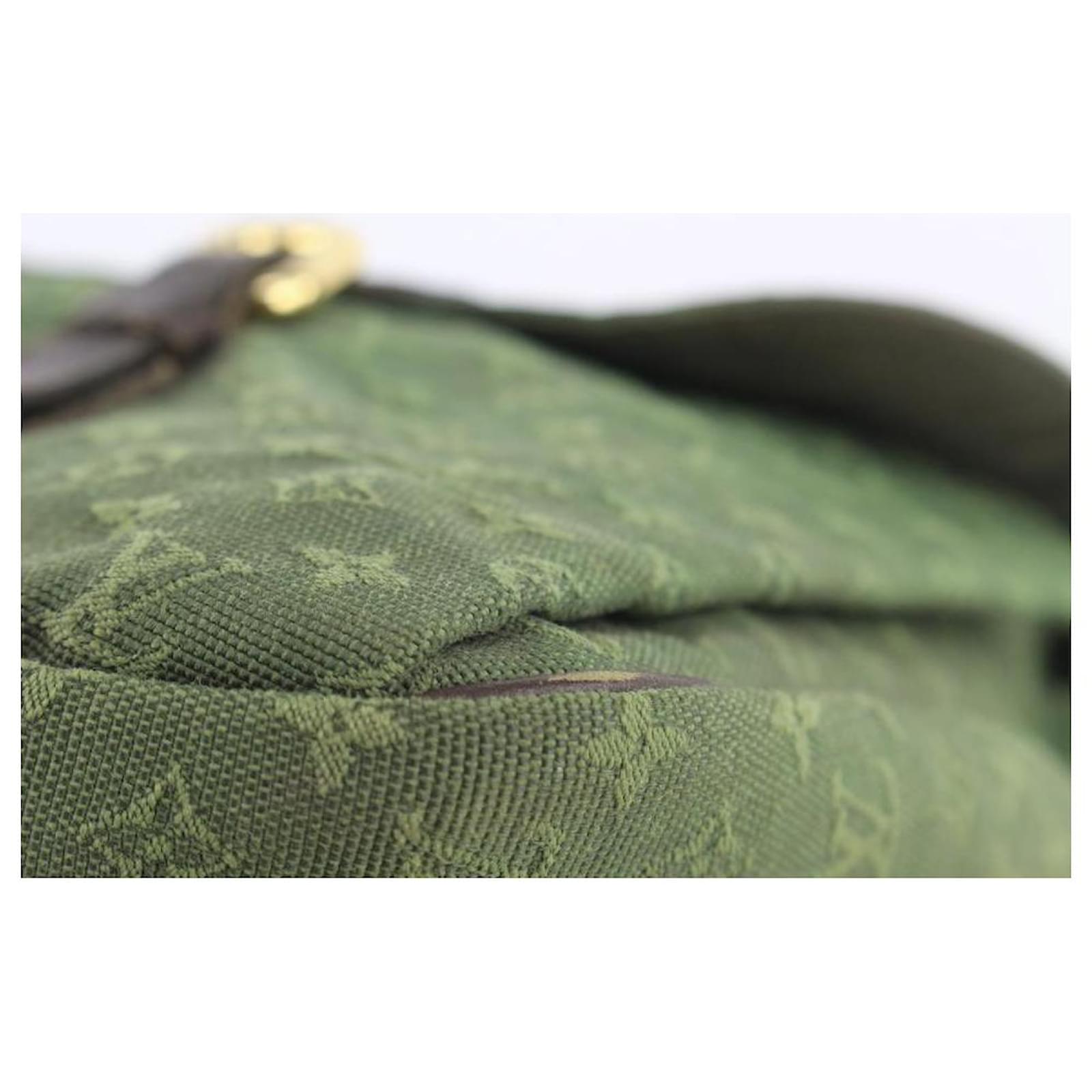 Louis Vuitton Khaki Monogram Mini Lin Sac Maman Messenger Diaper Baby Bag  Leather ref.412466 - Joli Closet