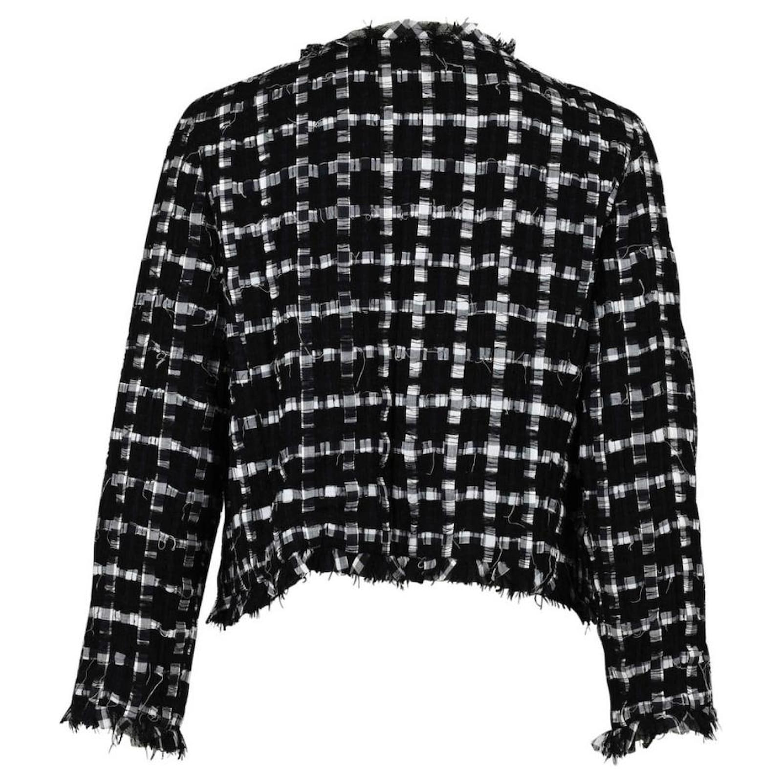 Chanel 7,2K$ Jewel Buttons Tweed Jacket Black ref.413001 - Joli Closet