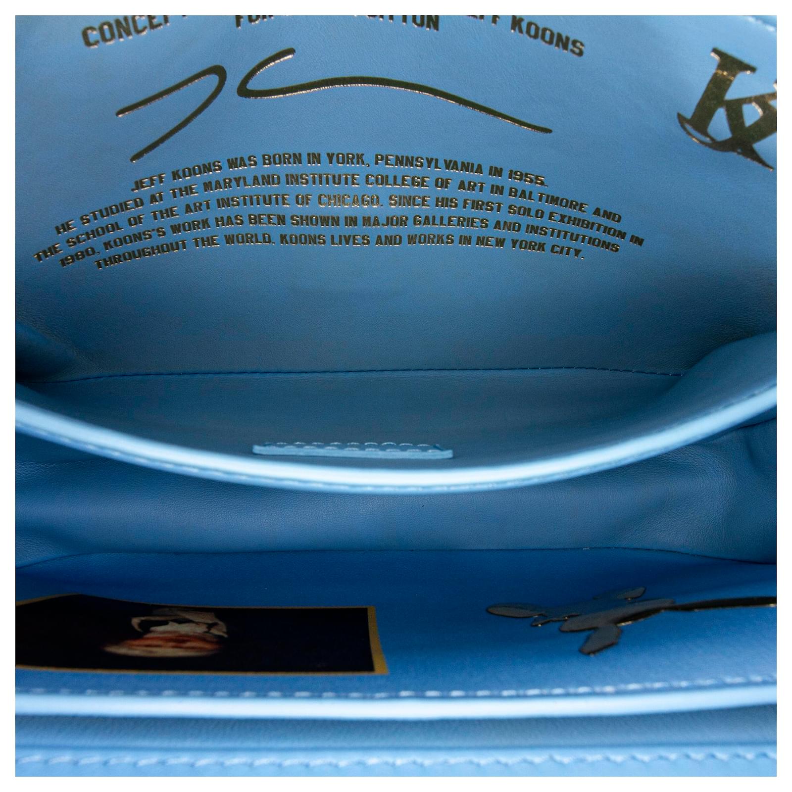 Louis Vuitton Blue Louis Vuitton x Jeff Koons Masters Collection Turner  Pochette Metis Multiple colors Light blue Leather Pony-style calfskin  ref.413115 - Joli Closet