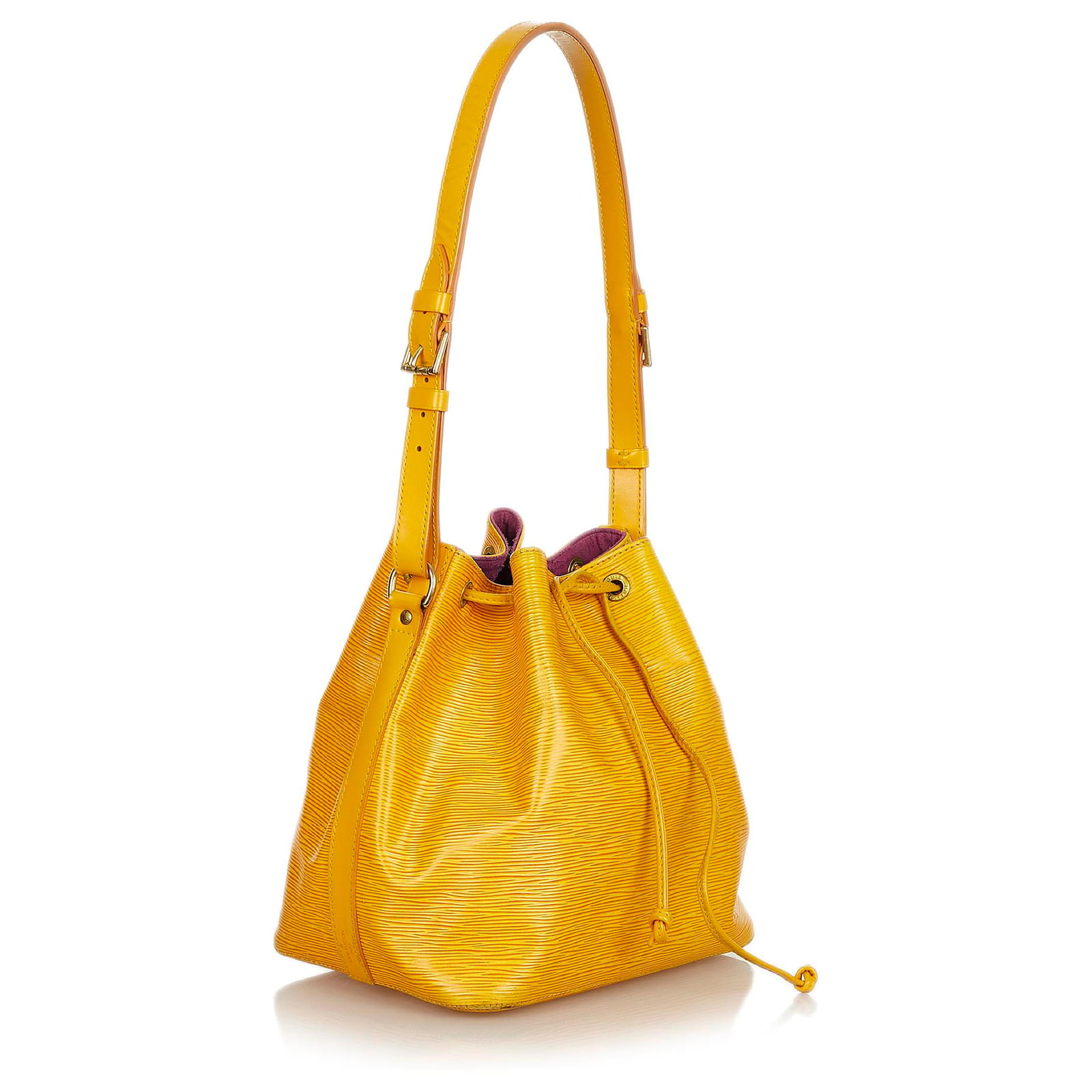 Louis Vuitton Yellow Epi Petit Noe Leather ref.413136 - Joli Closet