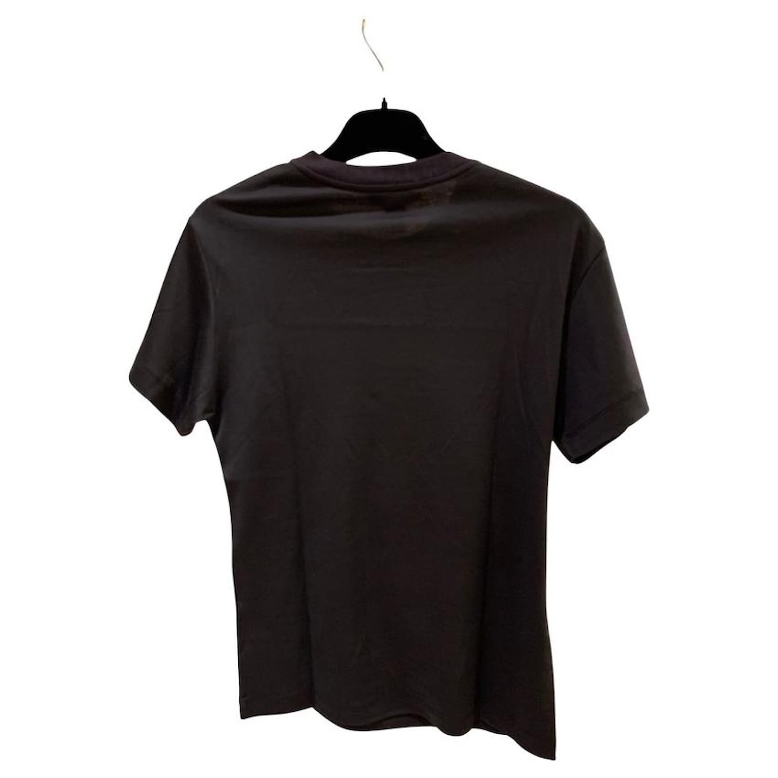 Louis Vuitton Black T Shirt In Multi Color Blouse Cotton ref