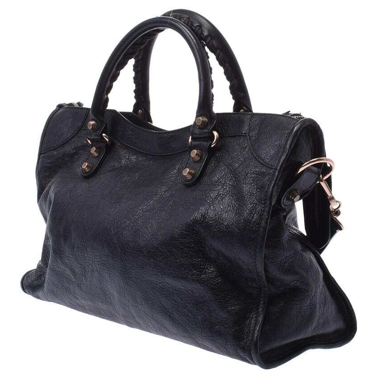 balenciaga city black