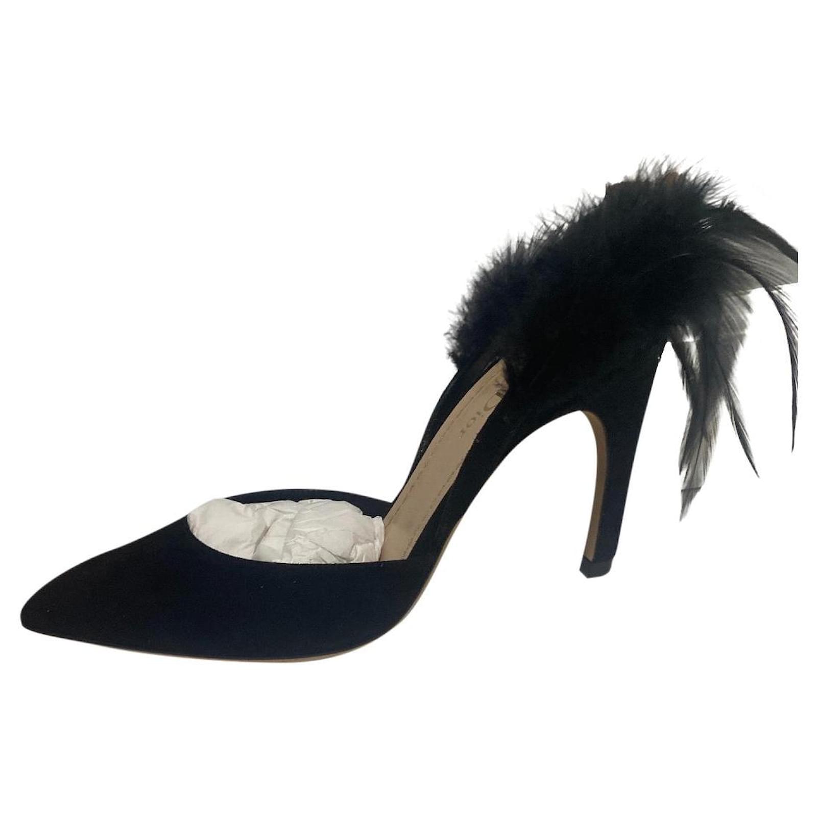 Dior Heels Black Suede ref.414283 Joli Closet