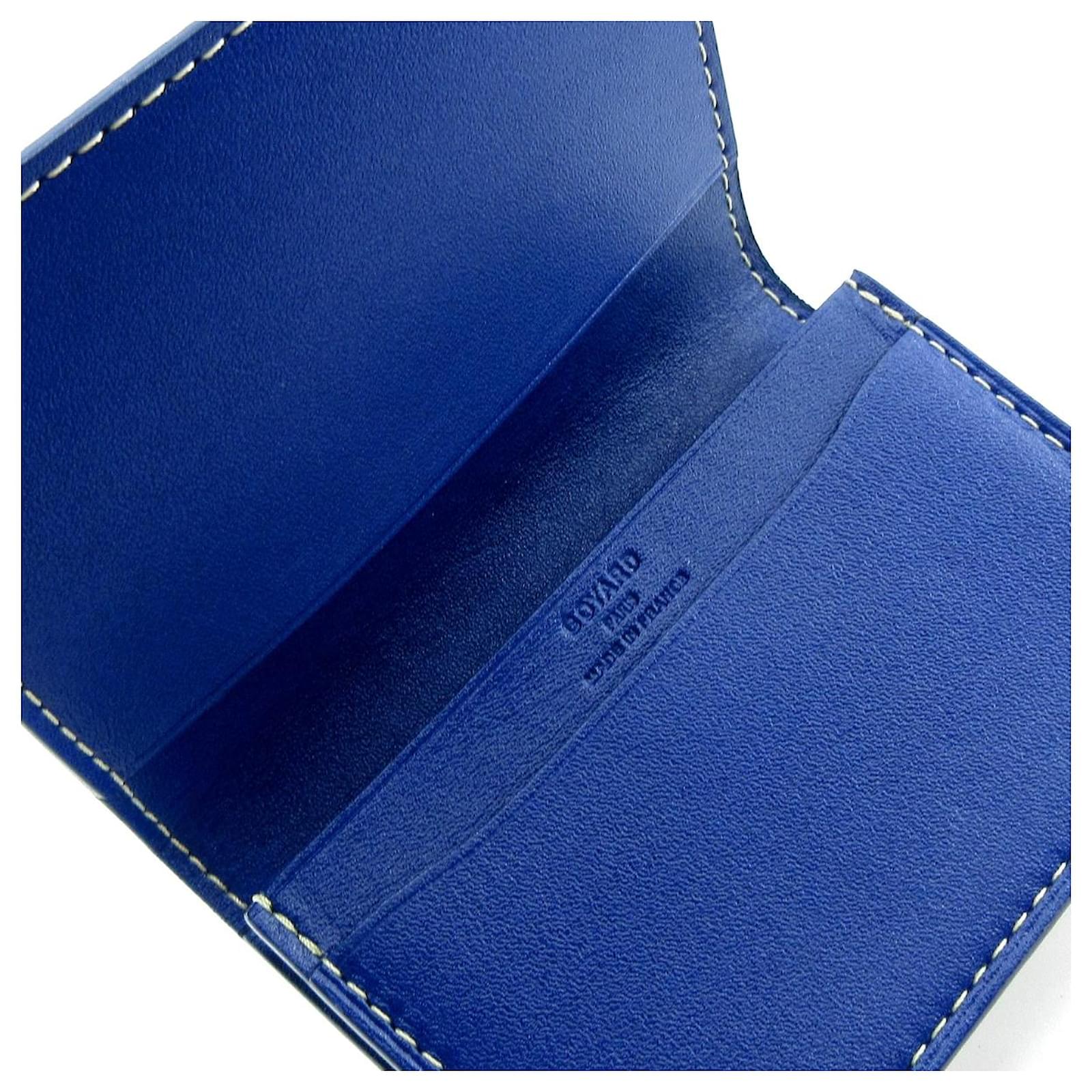 Goyard Wallet Navy blue Cloth ref.414696 - Joli Closet