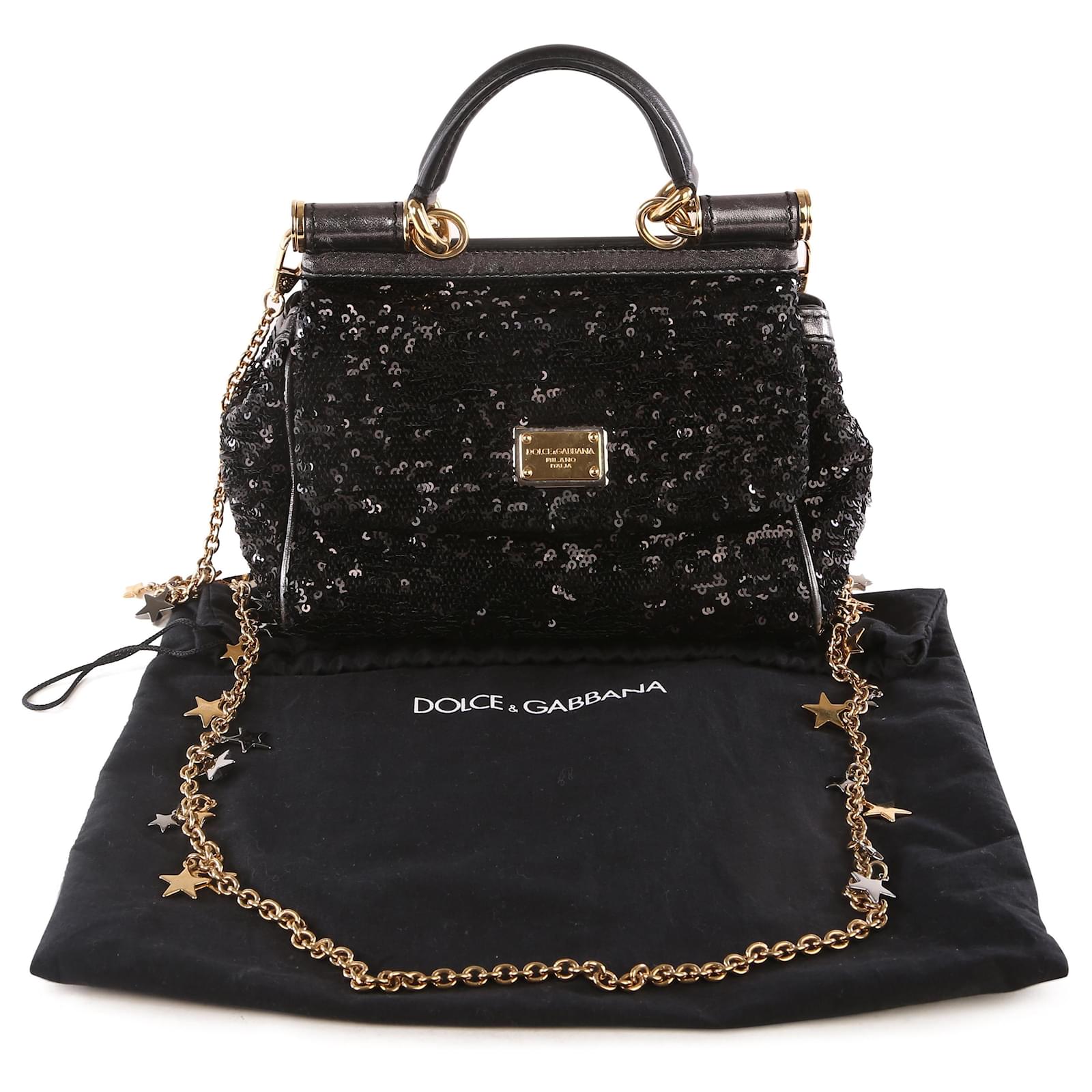 Sicily handbag Dolce & Gabbana Black in Plastic - 30651731