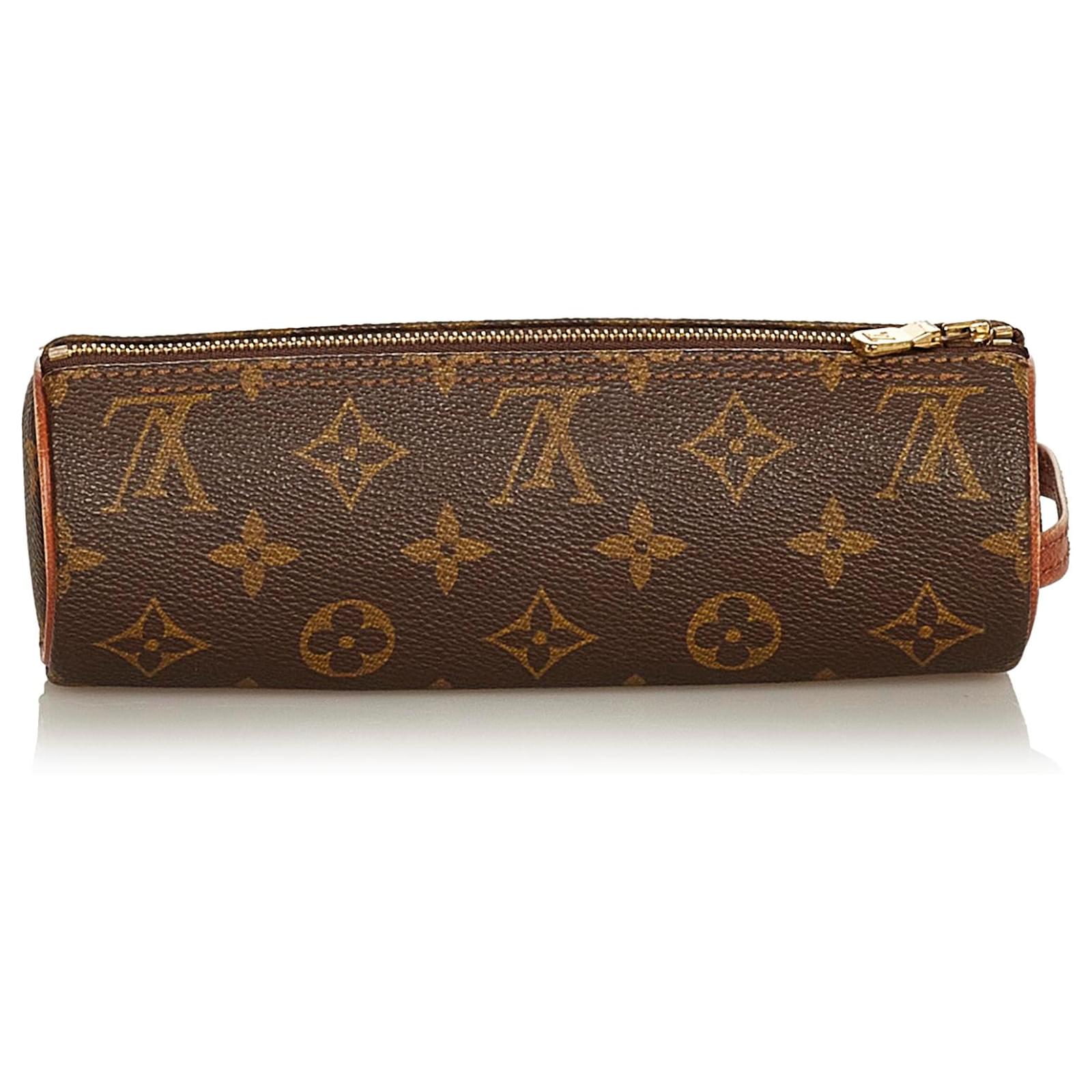 Louis Vuitton Bracciale Essential V con monogramma marrone Pelle  ref.1035138 - Joli Closet