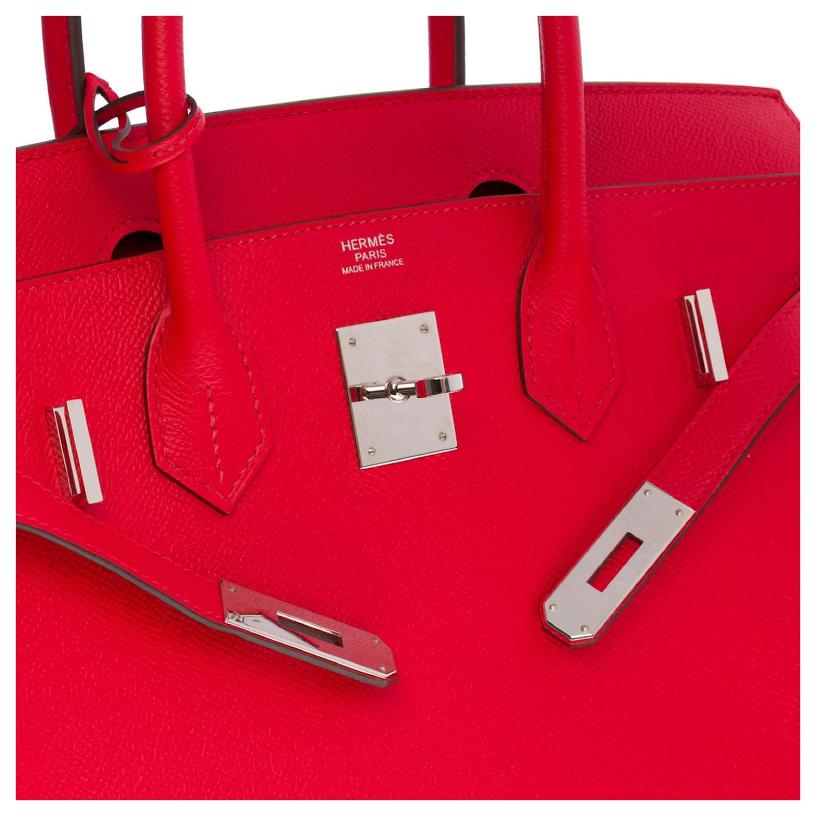 birkin 30 in heart red