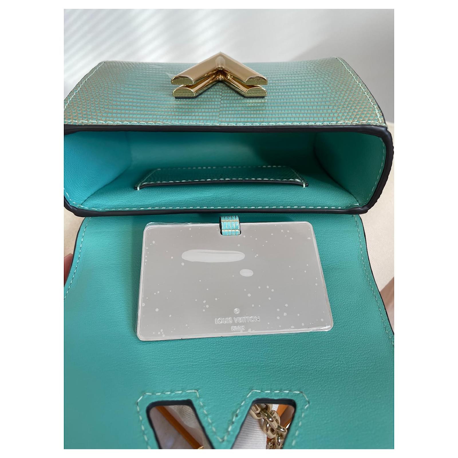 Louis Vuitton Twist mini Turquoise Exotic leather ref.416788
