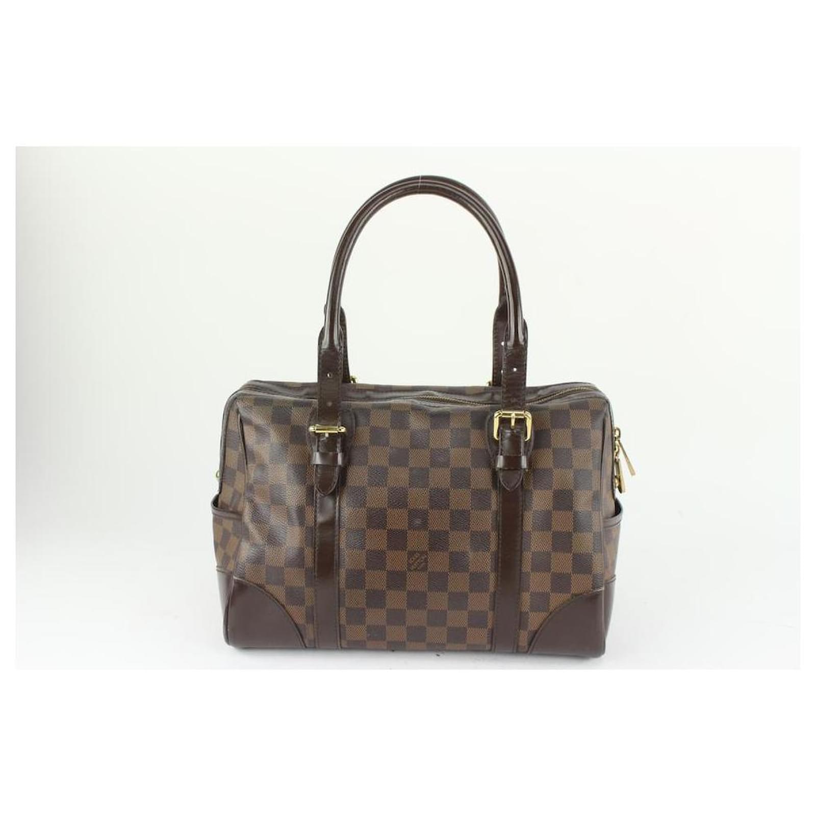 Louis Vuitton Damier Ebene Berkeley Boston Speedy 1LV1108 Leather  ref.416885 - Joli Closet