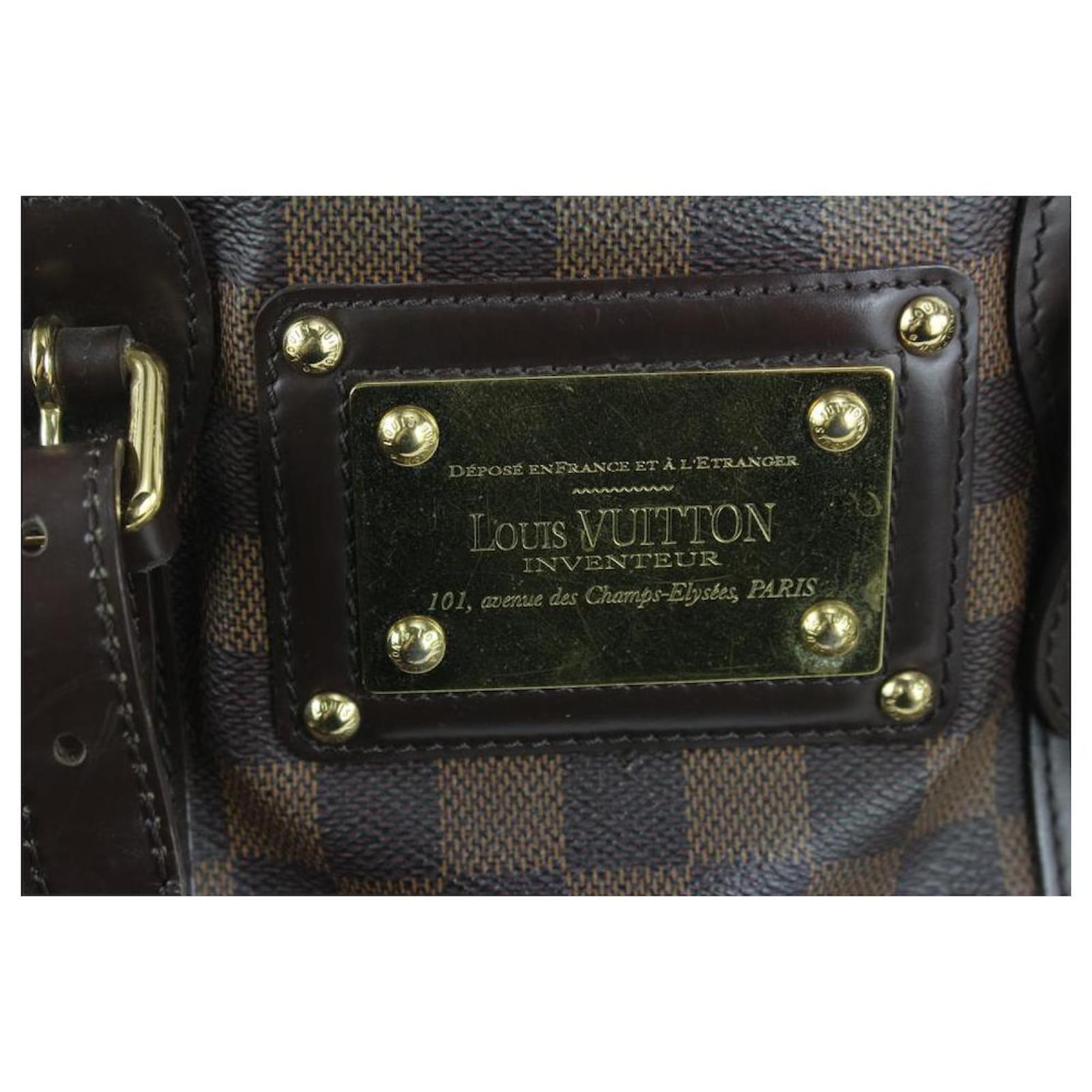 Louis Vuitton Damier Ebene Berkeley Boston Speedy 1LV1108 Leather