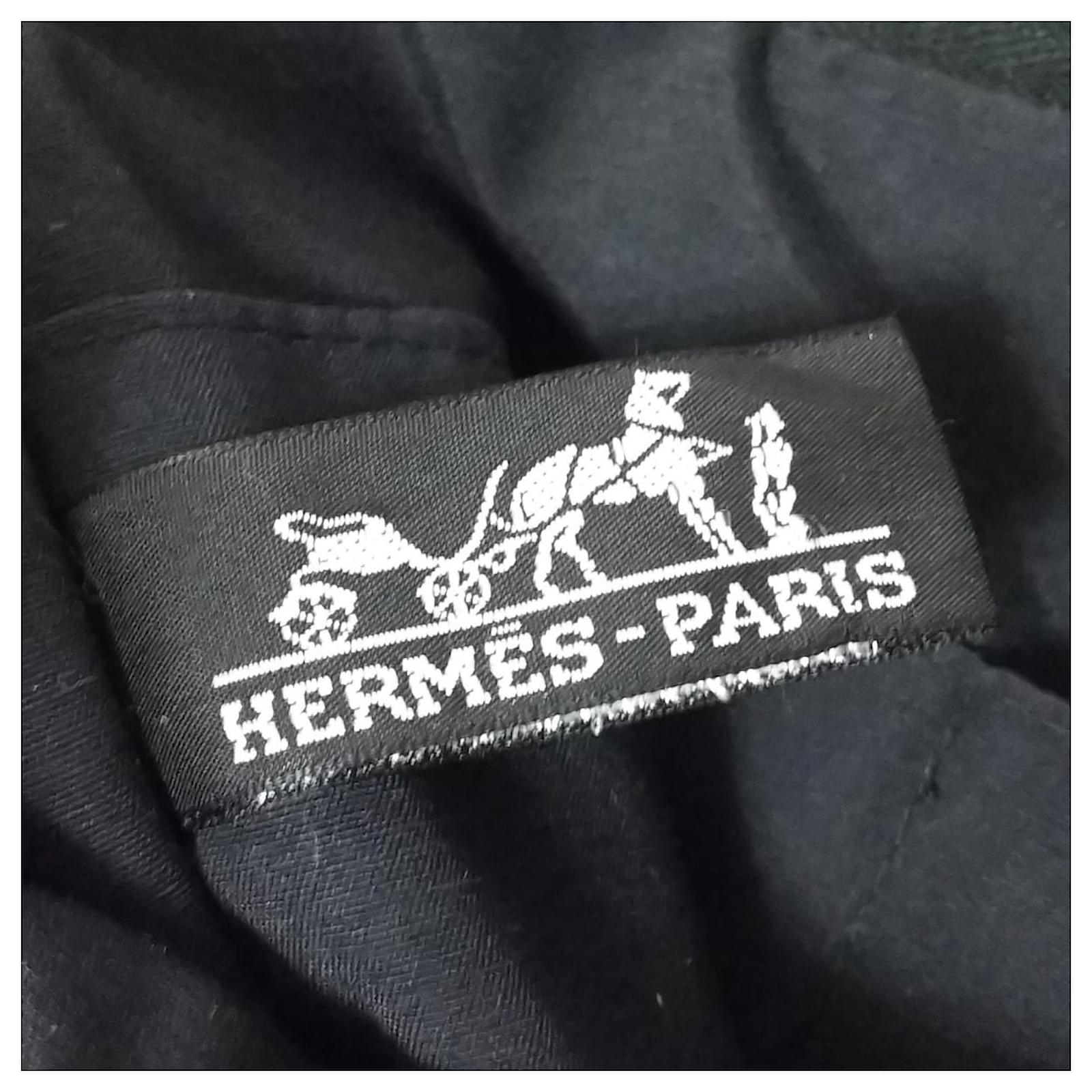 Hermès Deauville Black Cloth ref.417129 - Joli Closet