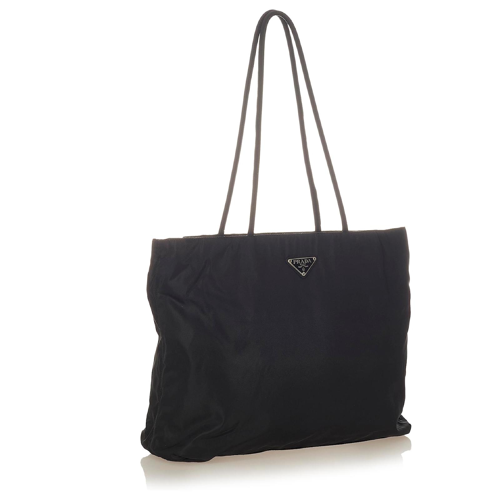 Tessuto cloth tote Prada Black in Cloth - 35887410