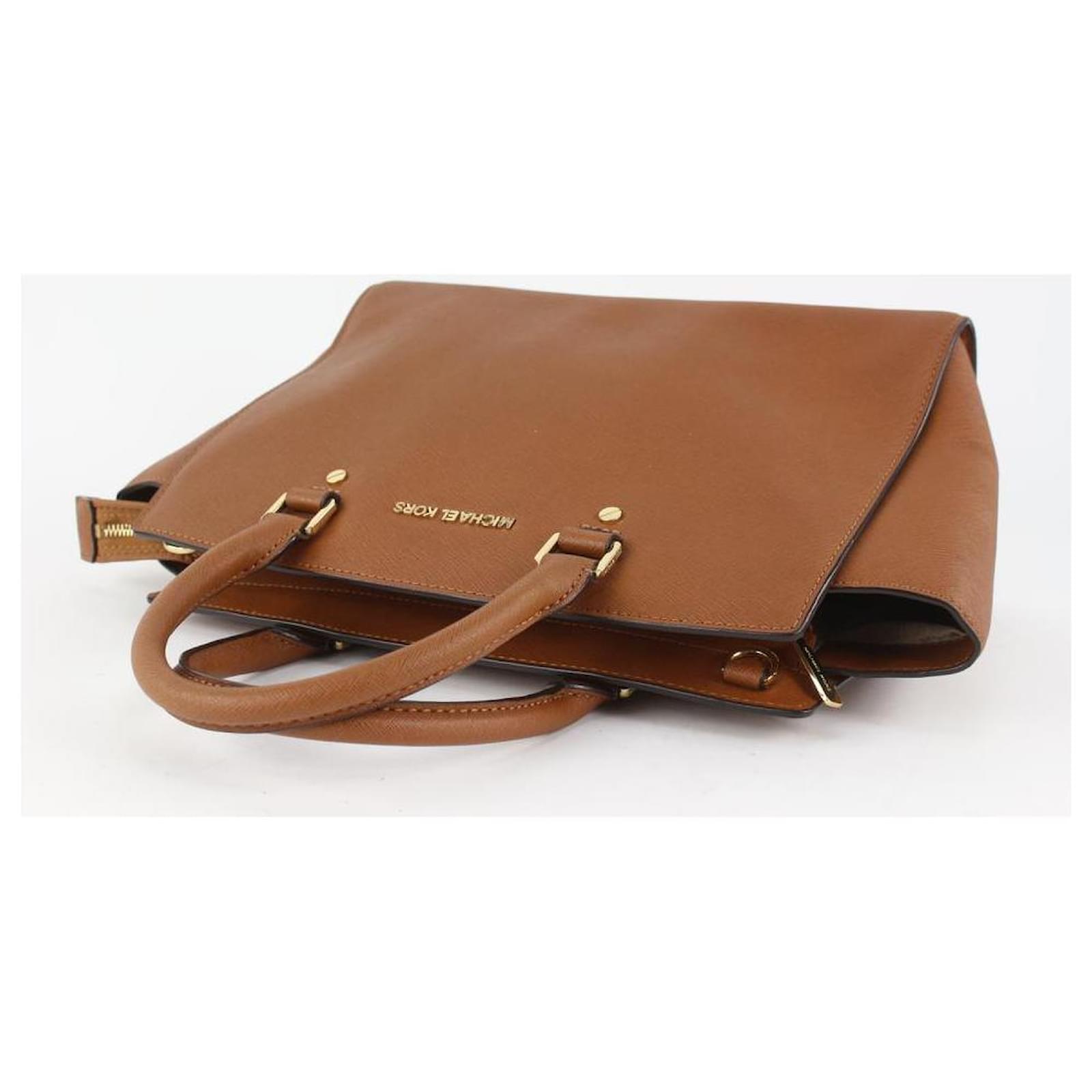 Michael Kors Selma Brown Leather ref.1001125 - Joli Closet