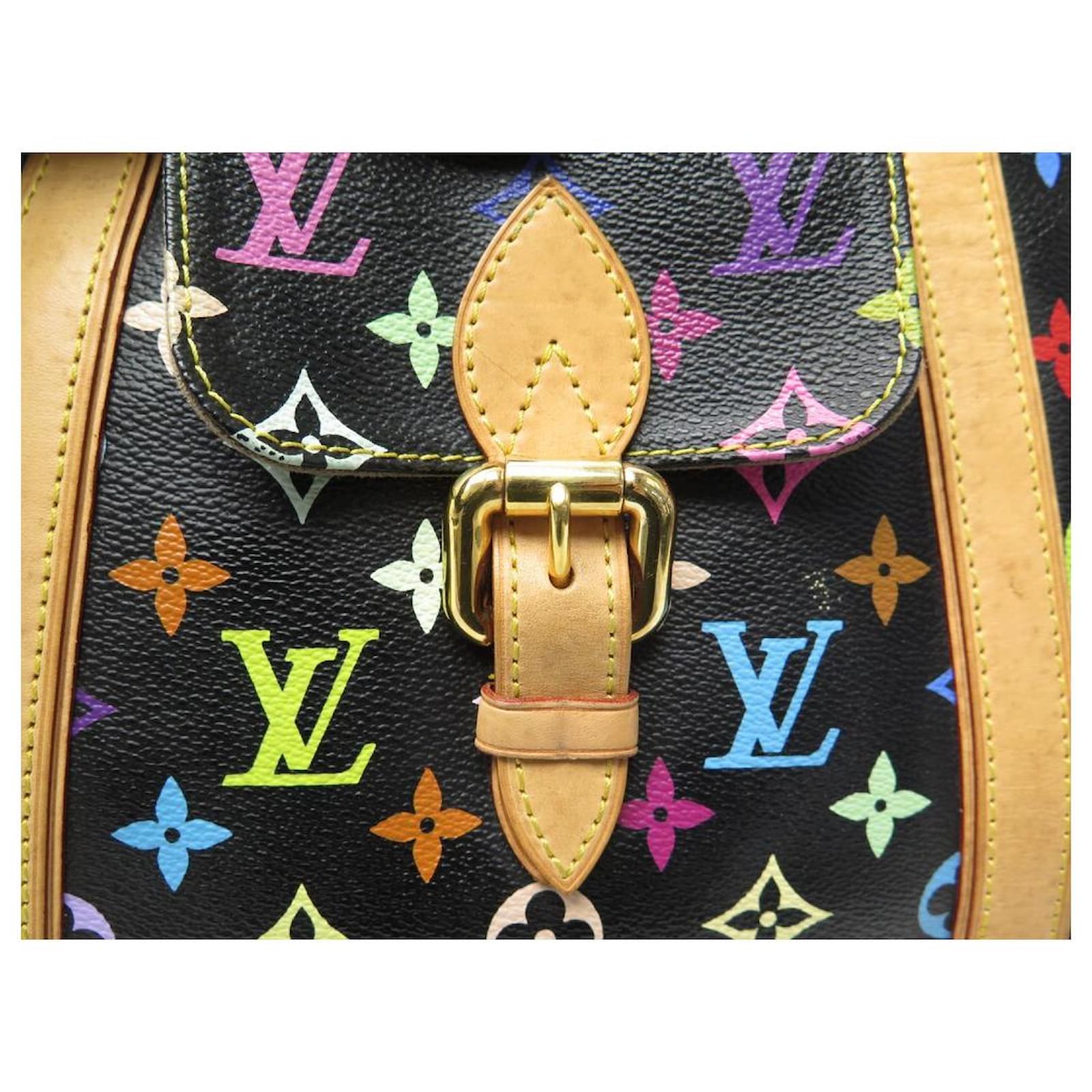 LOUIS VUITTON AURELIA HANDBAG MM M4009 MULTICOLOR MONOGRAM MURAKAMI PURSE  Black Cloth ref.418759 - Joli Closet