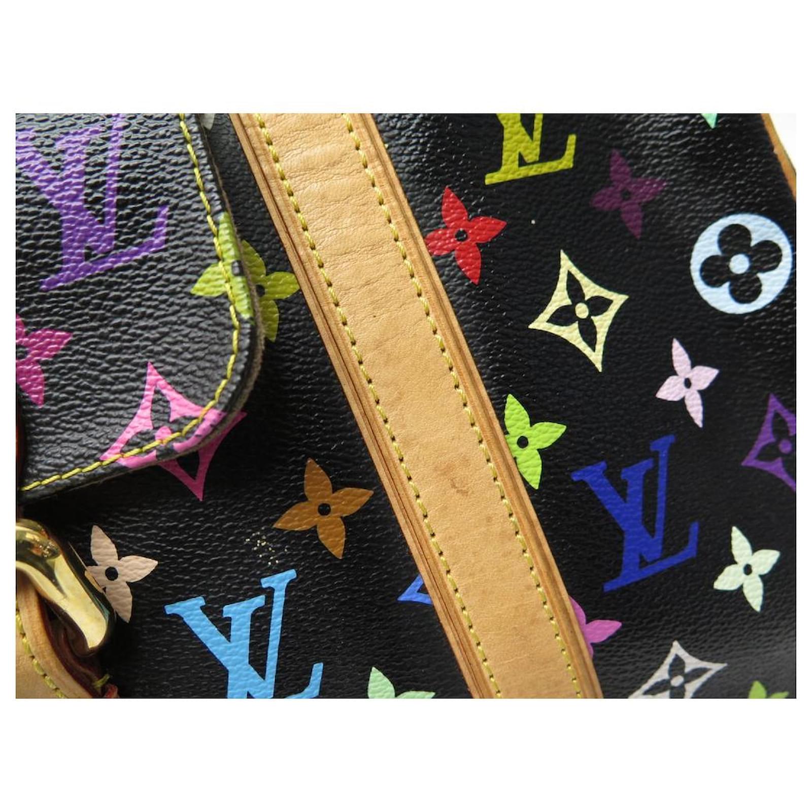 LOUIS VUITTON AURELIA HANDBAG MM M4009 MULTICOLOR MONOGRAM MURAKAMI PURSE  Black Cloth ref.418759 - Joli Closet