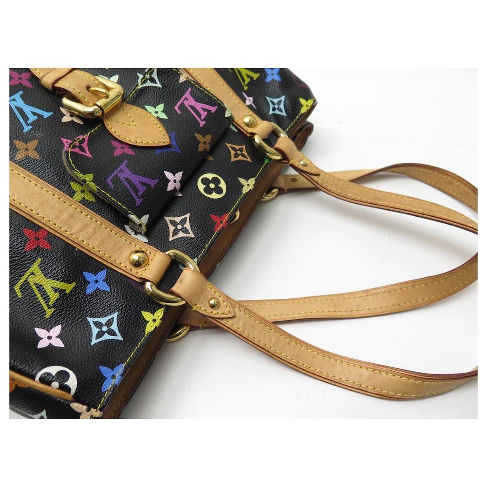 LOUIS VUITTON AURELIA HANDBAG MM M4009 MULTICOLOR MONOGRAM MURAKAMI PURSE  Black Cloth ref.418759 - Joli Closet