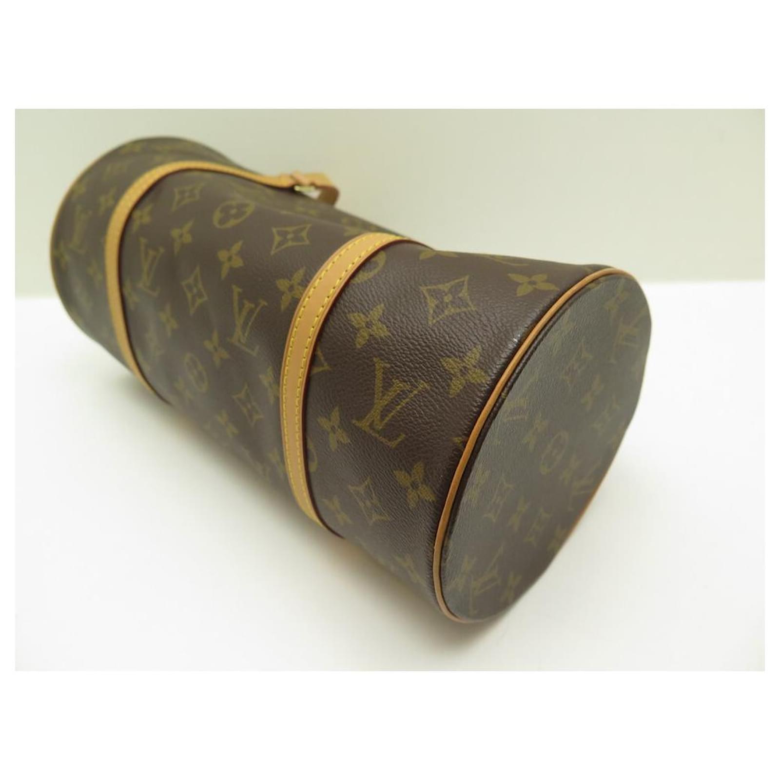 NEW LOUIS VUITTON PAPILLON HANDBAG 30 MONOGRAM CANVAS + HAND BAG POUCH  Brown Cloth ref.418887 - Joli Closet