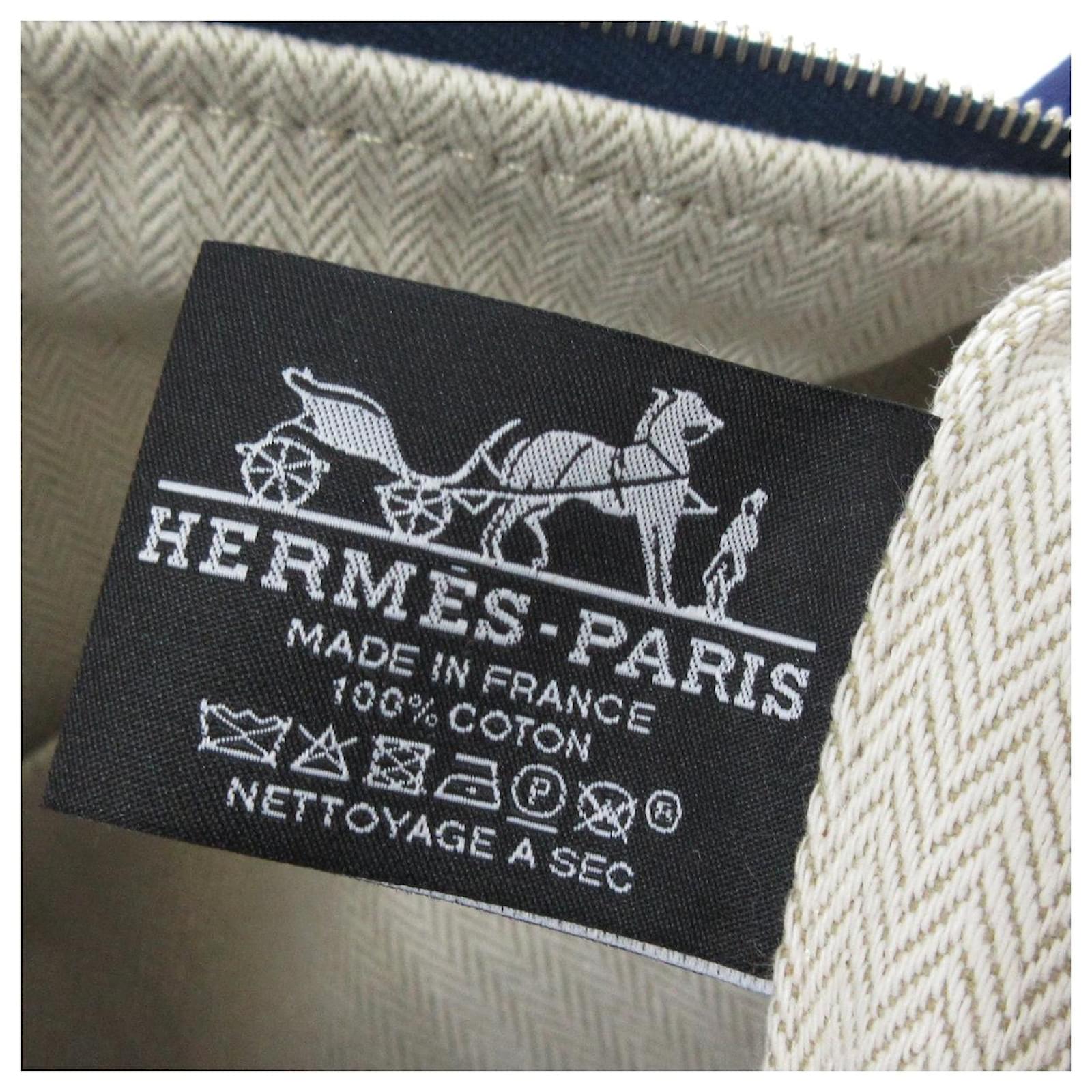 Hermès Bride-à-Brac Navy blue Cloth ref.419318 - Joli Closet