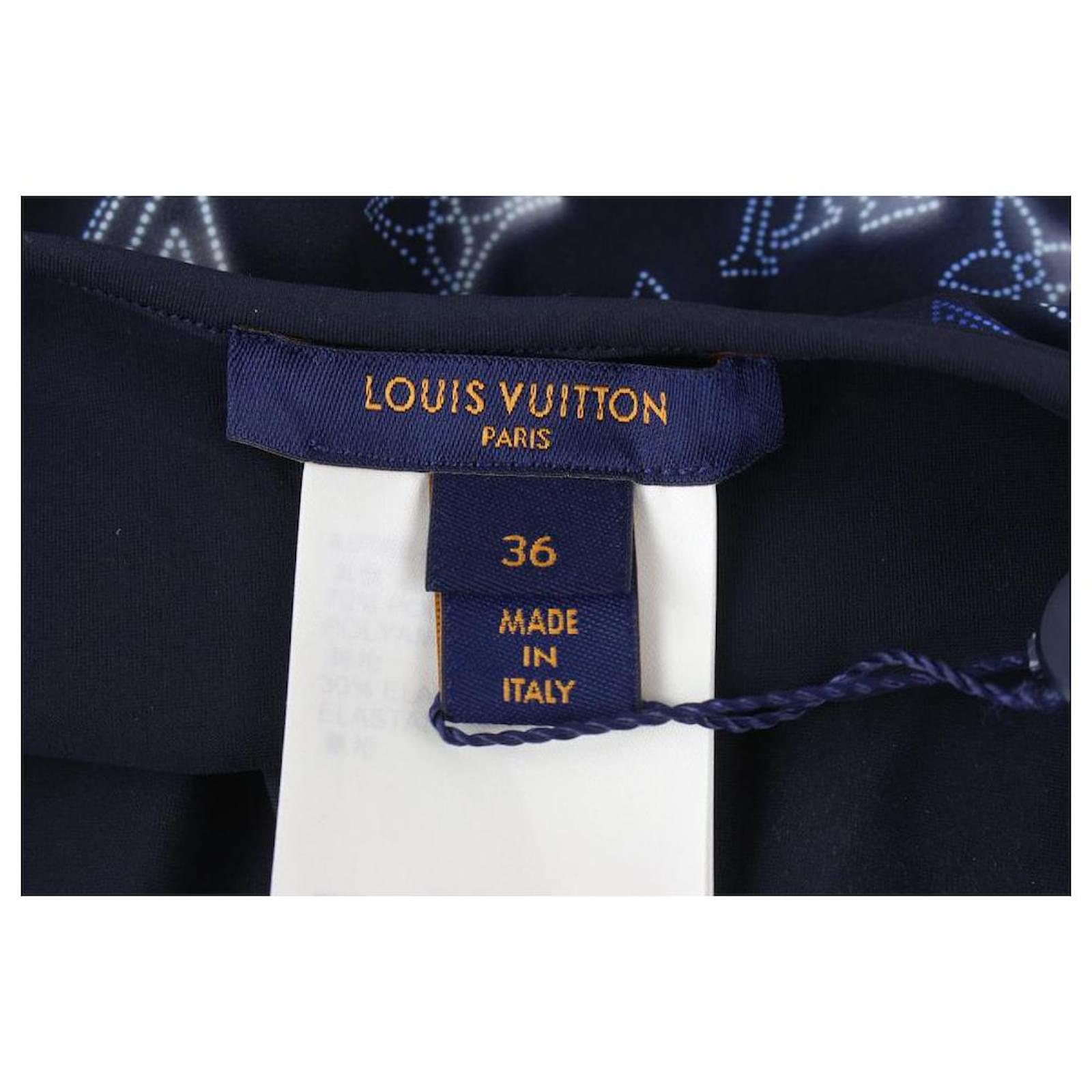 Louis Vuitton 3D Mahina Monogram One-Piece Swimsuit White. Size 36