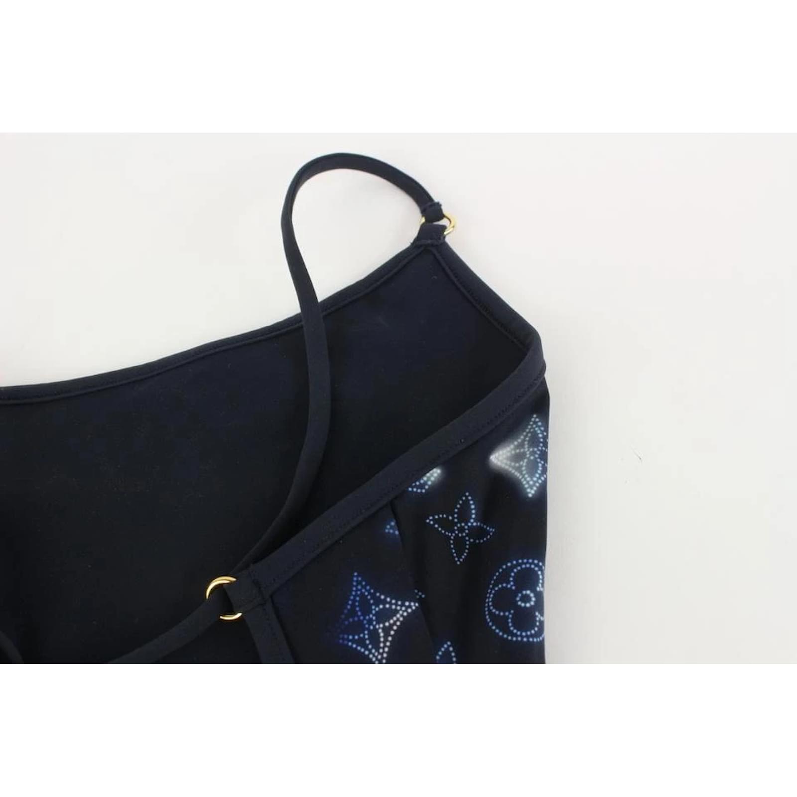 Louis Vuitton Size 36 Einteiliger Badeanzug mit Mahina-Monogramm in  Marineblau ref.419421 - Joli Closet