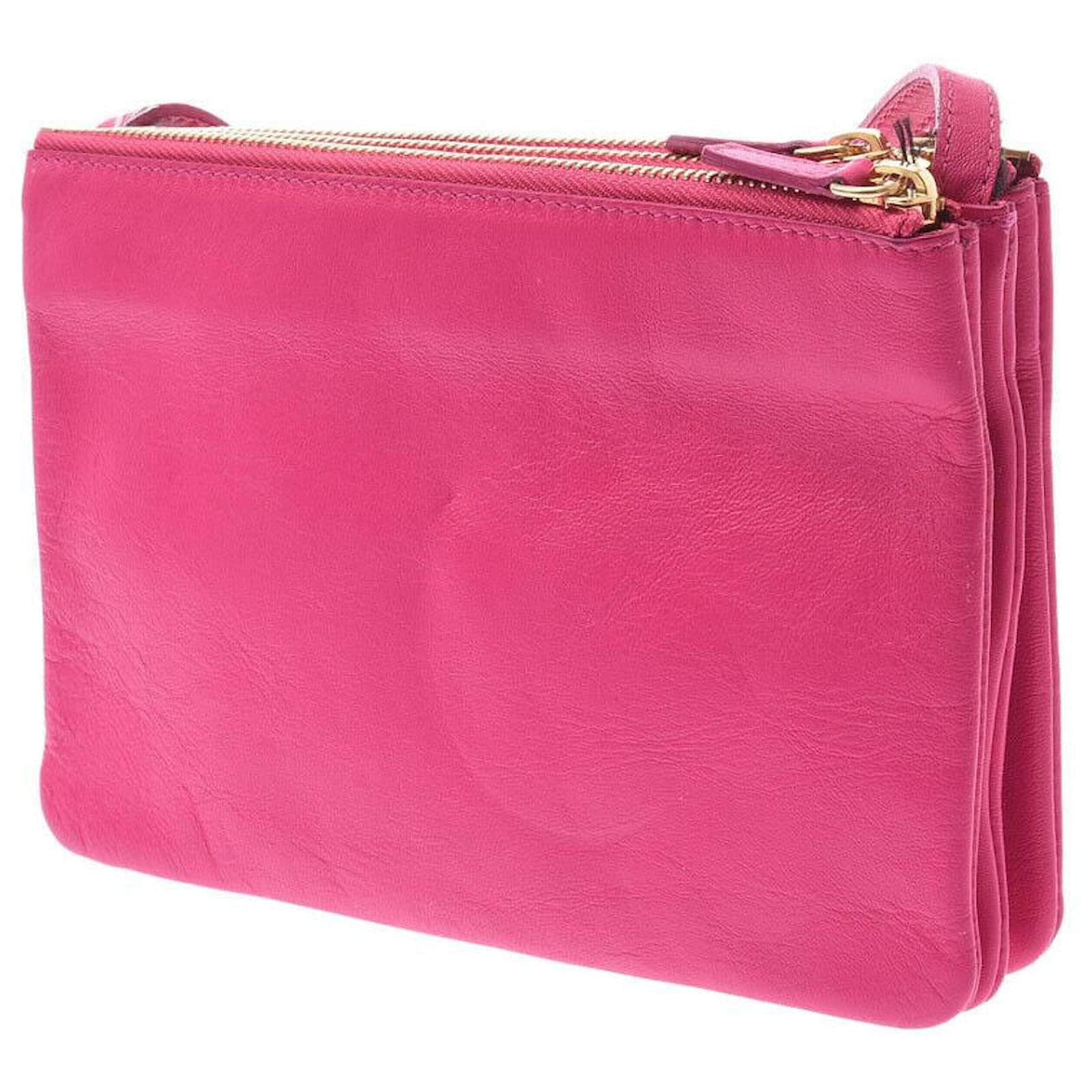 Céline Shopper bag Fuschia Leather ref.419565 - Joli Closet