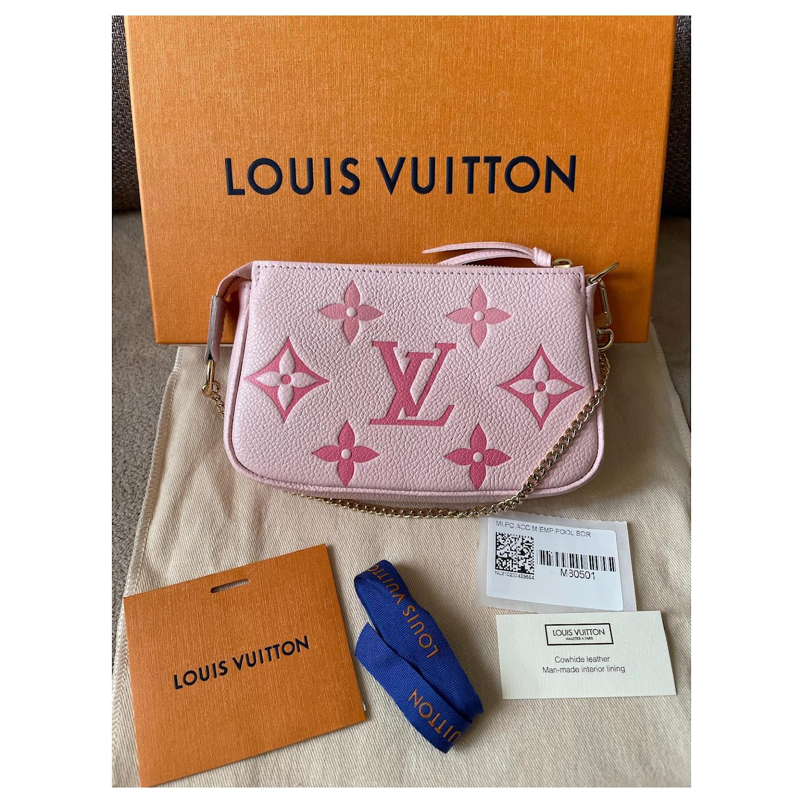 Louis Vuitton Mini pochette collection By the Pool Collector Pink