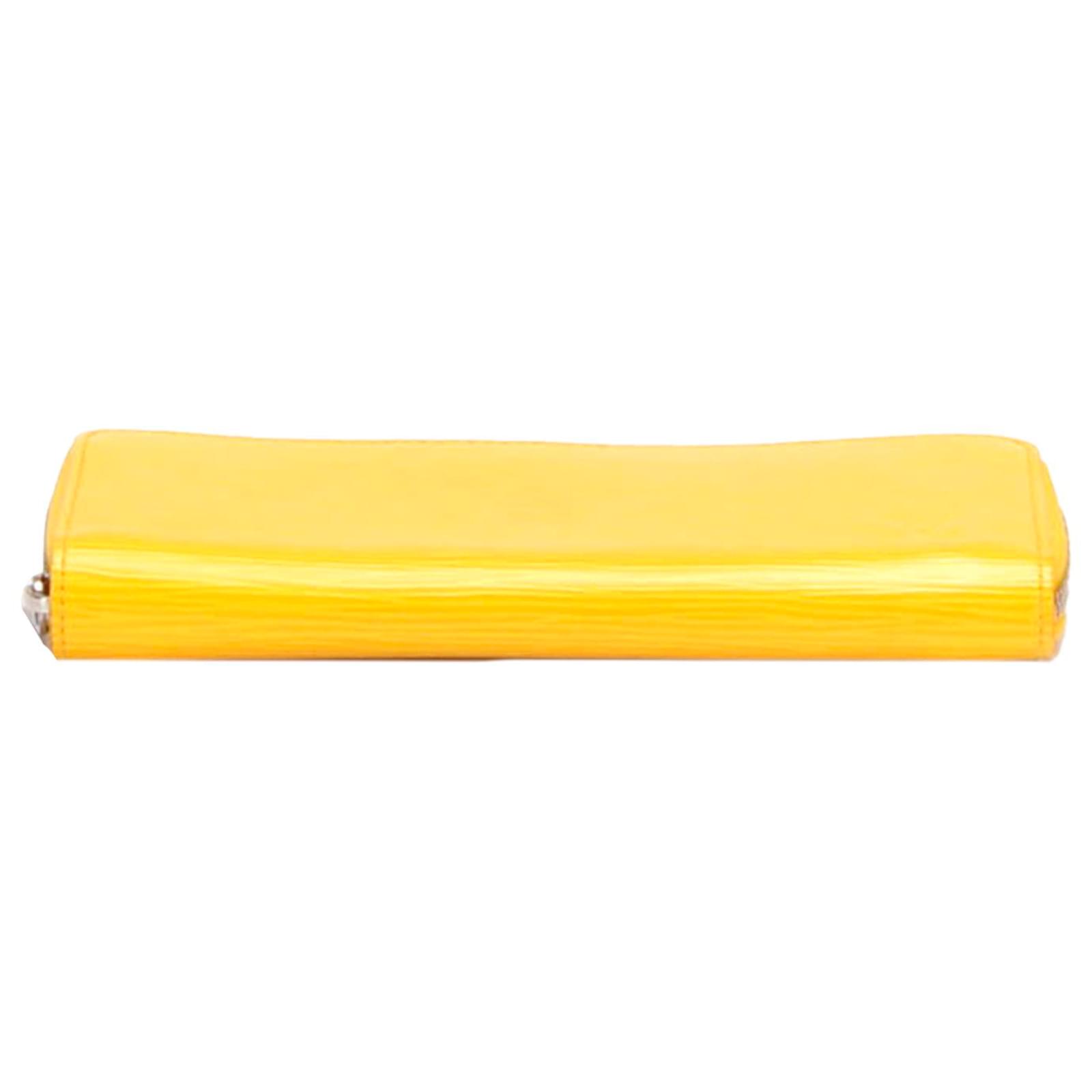 Louis Vuitton Yellow Epi Zippy Long Wallet Leather ref.420030