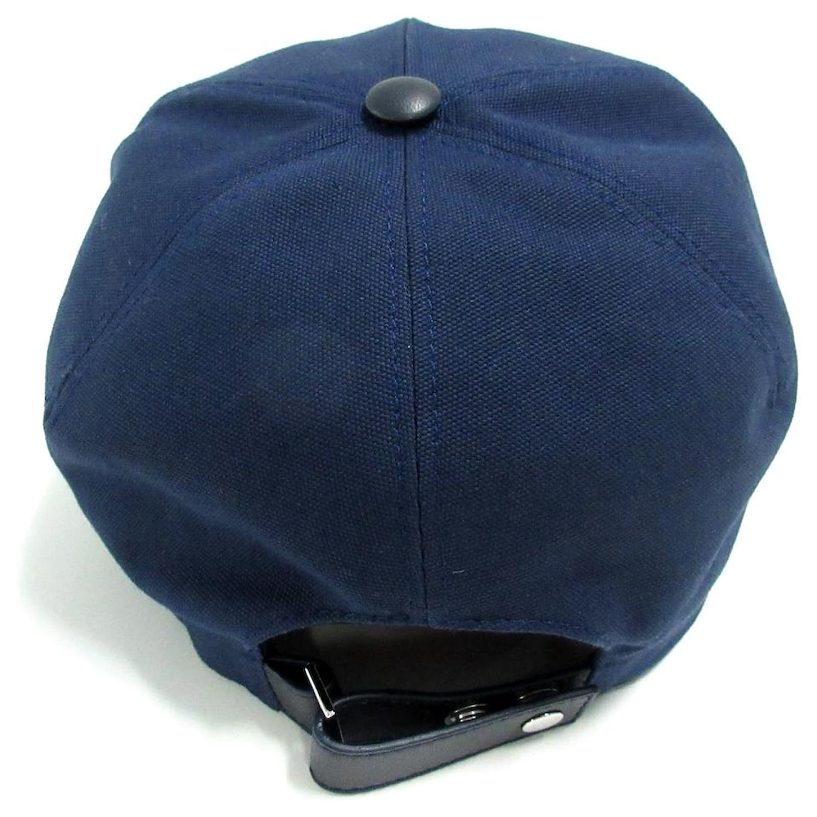 Christian Louboutin Hat Navy blue Cotton ref.420219 - Joli Closet