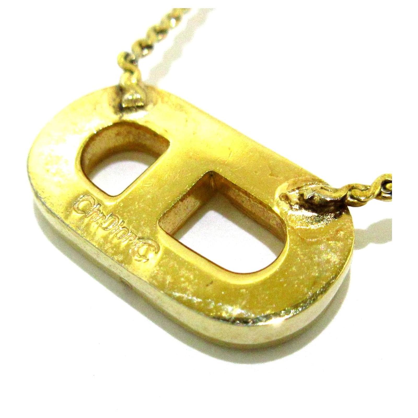 Dior necklace Golden Metal ref.420348 Joli Closet