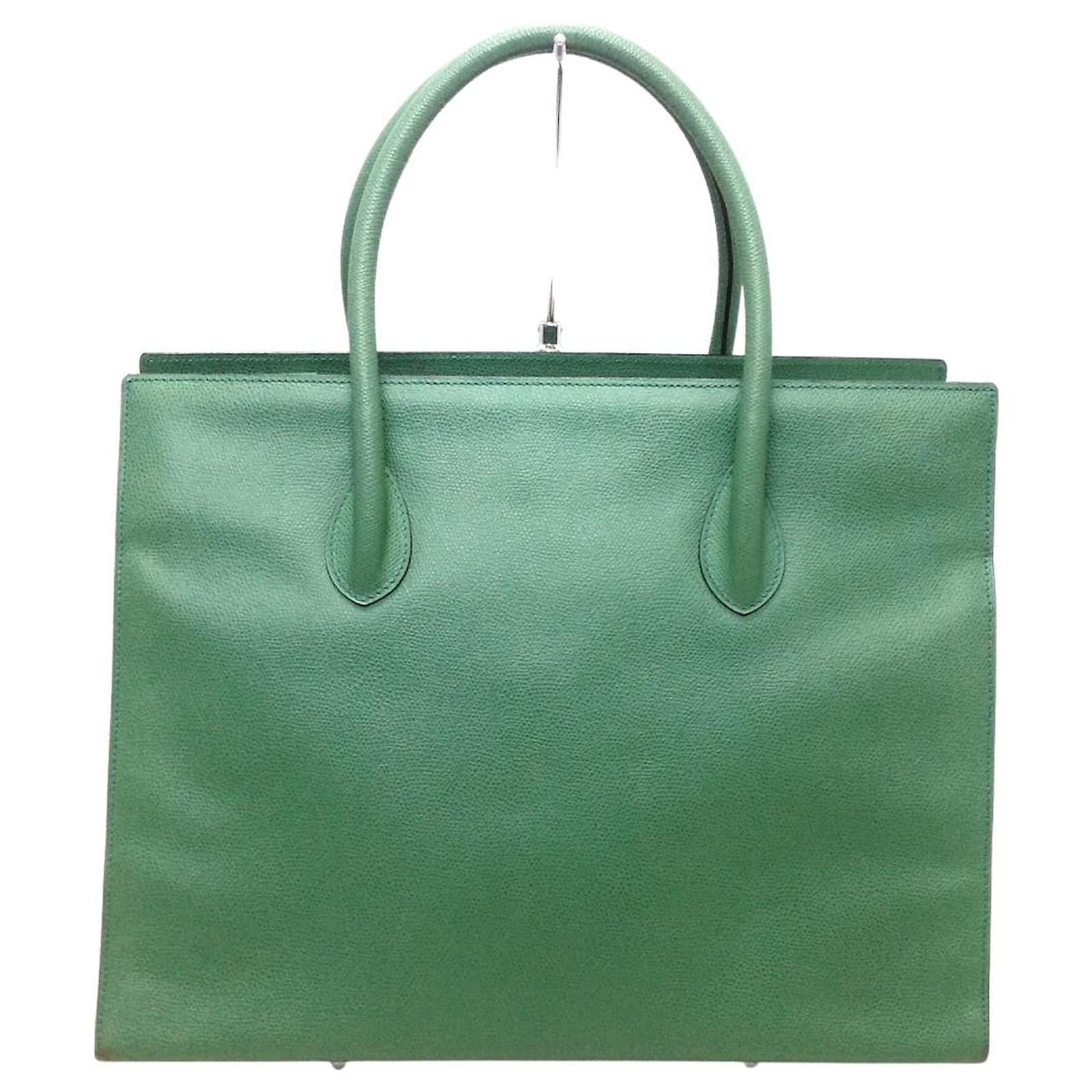 Céline Celine handbag Green Pony-style calfskin ref.420580 - Joli Closet