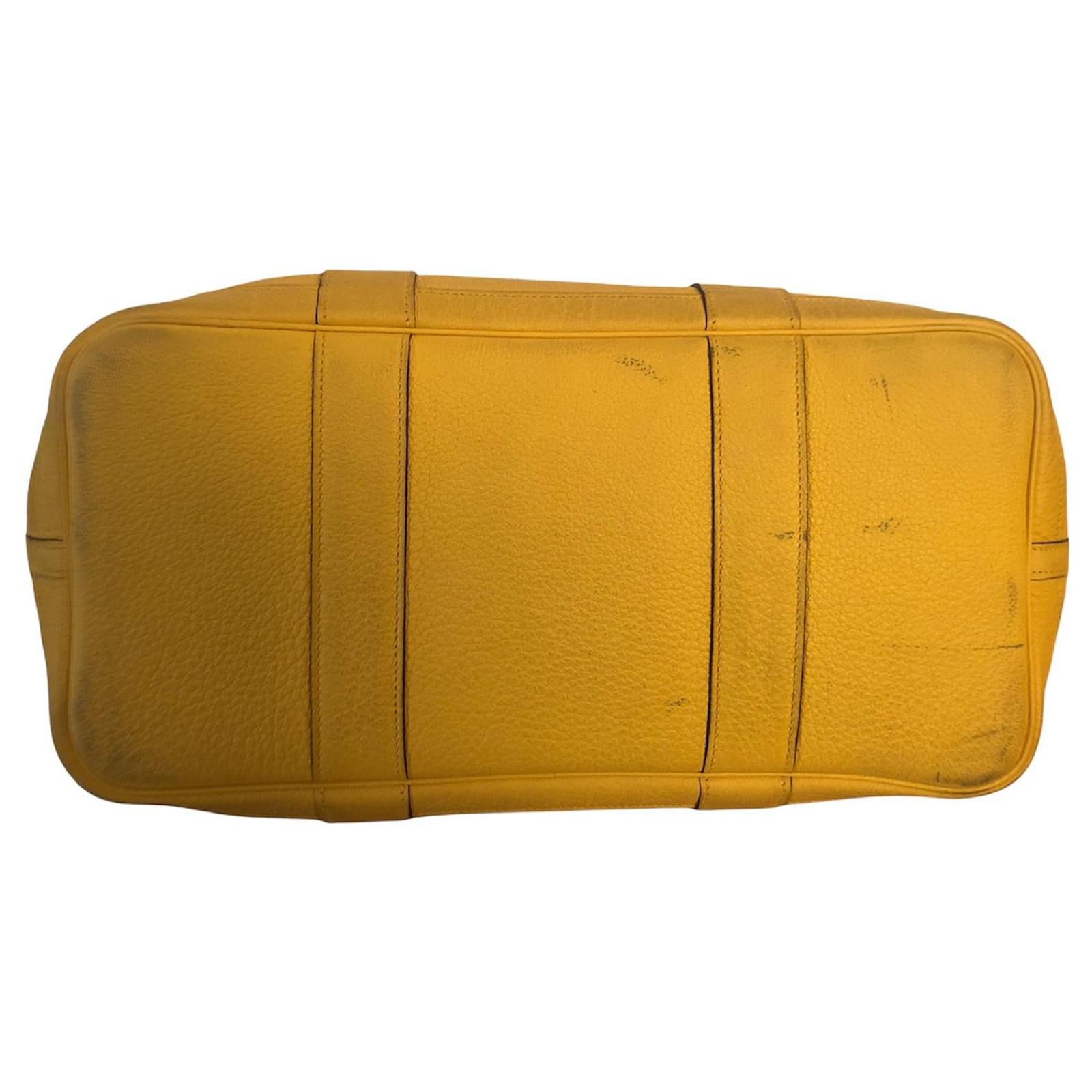 Hermès Garden Party 36 Yellow Leather ref.420683 - Joli Closet