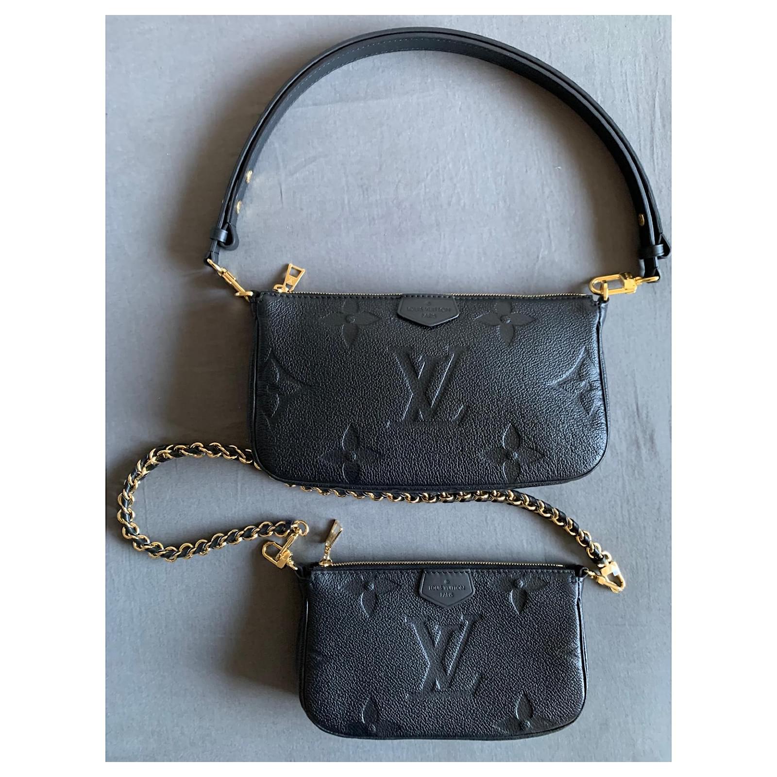 Louis Vuitton Multi pochette accessoires Leather Cloth ref.218941 - Joli  Closet