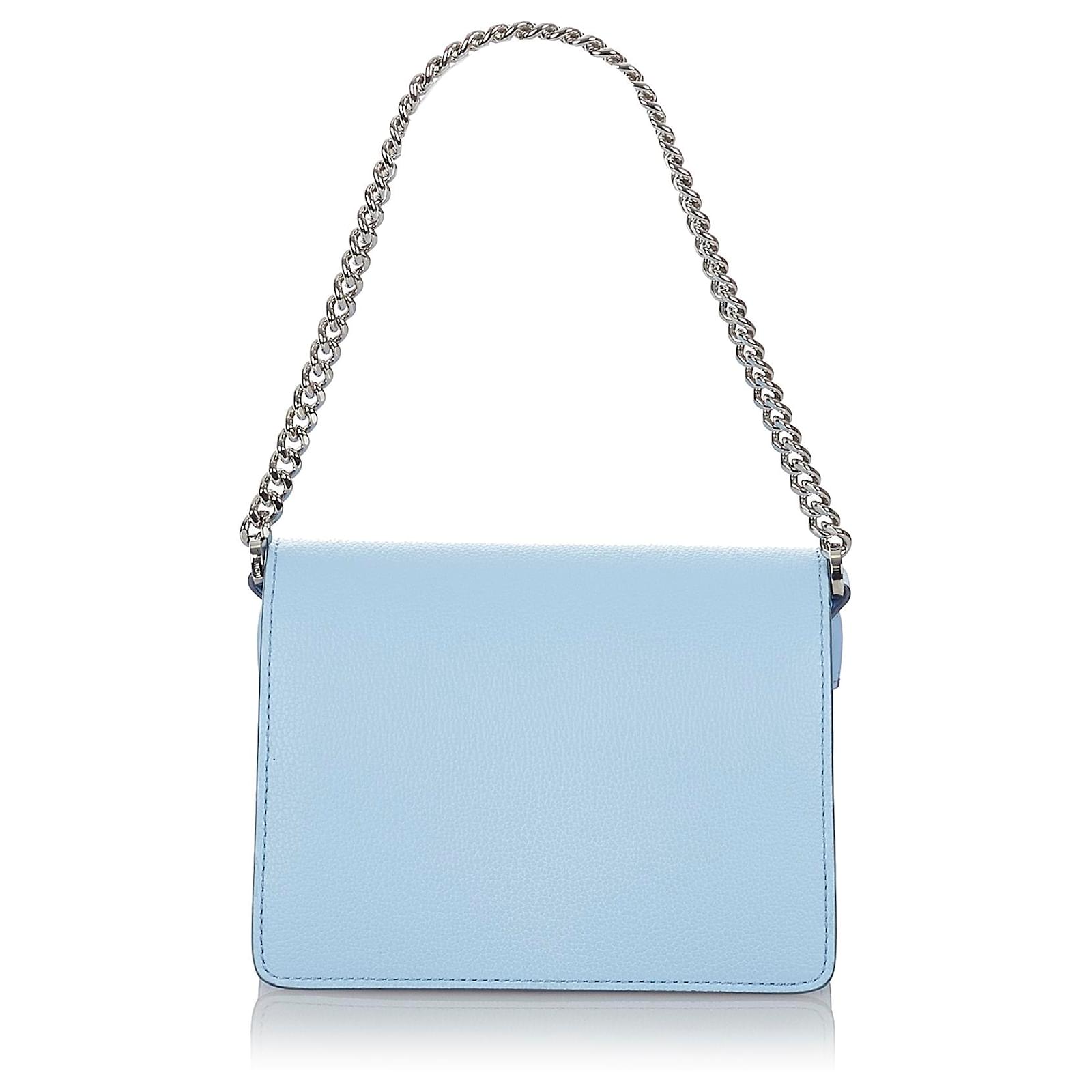 MCM Blue Mini Visetos Patricia Crossbody Bag Red Light blue Leather  Pony-style calfskin ref.420840 - Joli Closet