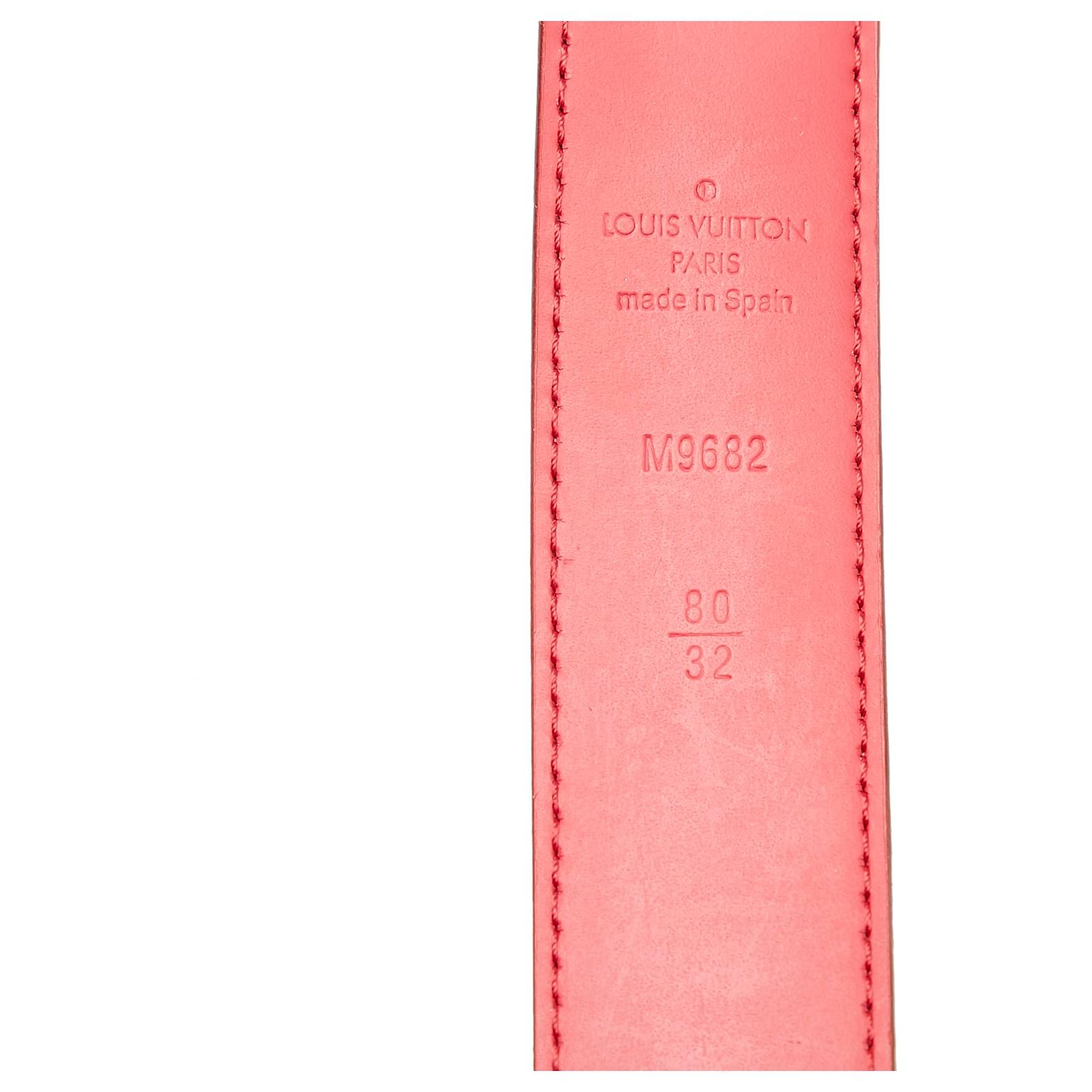Louis Vuitton White Monogram Multicolore LV Cut Reversible Belt Multiple  colors Cloth Metal ref.420953 - Joli Closet