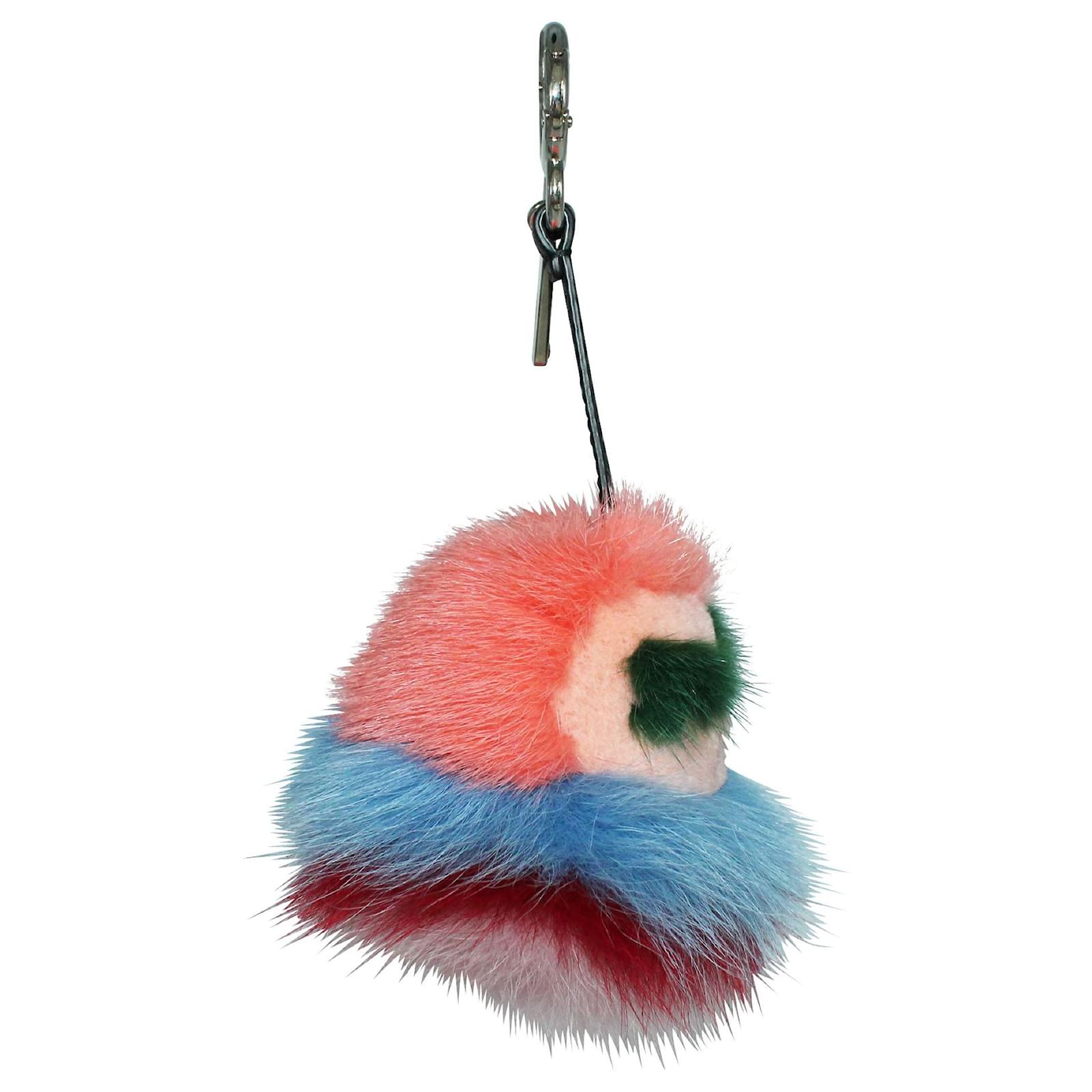 Fendi Multicolor Fox Fur Lagoon Bug Bag Charm - ShopStyle
