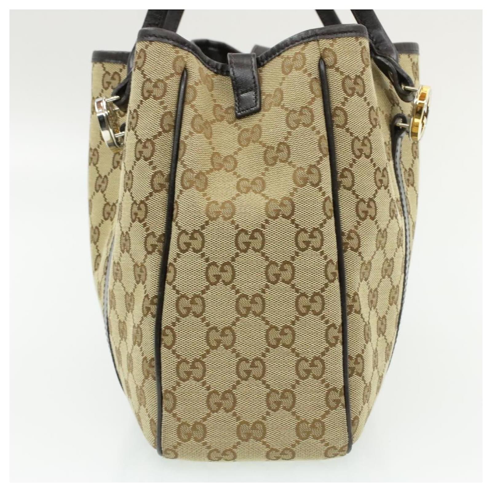 Gucci vintage travel bag in monogram coated canvas Beige ref.941172 - Joli  Closet